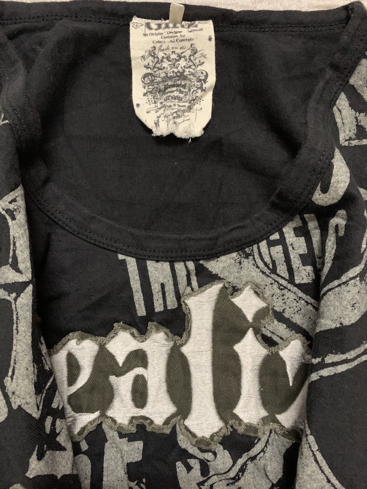 Designer × Seditionaries Glitz Full Print Bondage Punk Rock Shirt Size M / US 6-8 / IT 42-44 - 7 Thumbnail