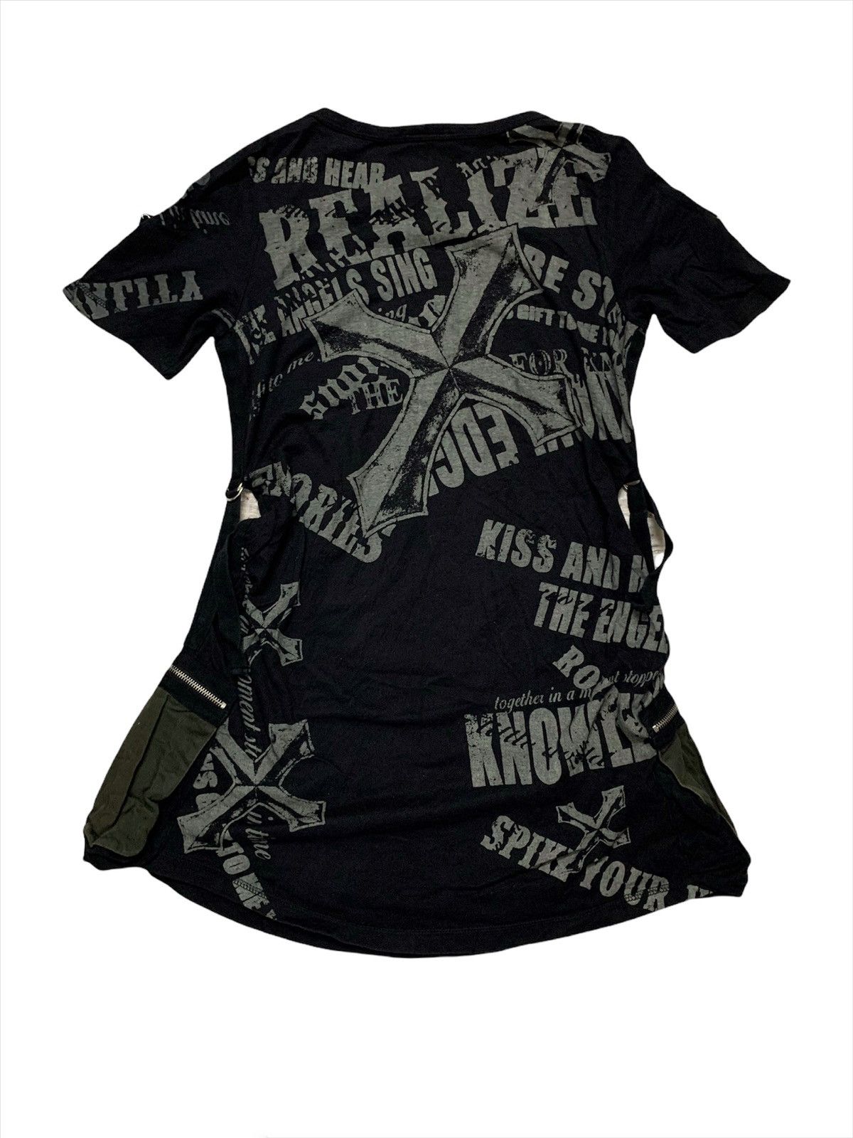 Designer × Seditionaries Glitz Full Print Bondage Punk Rock Shirt Size M / US 6-8 / IT 42-44 - 5 Thumbnail