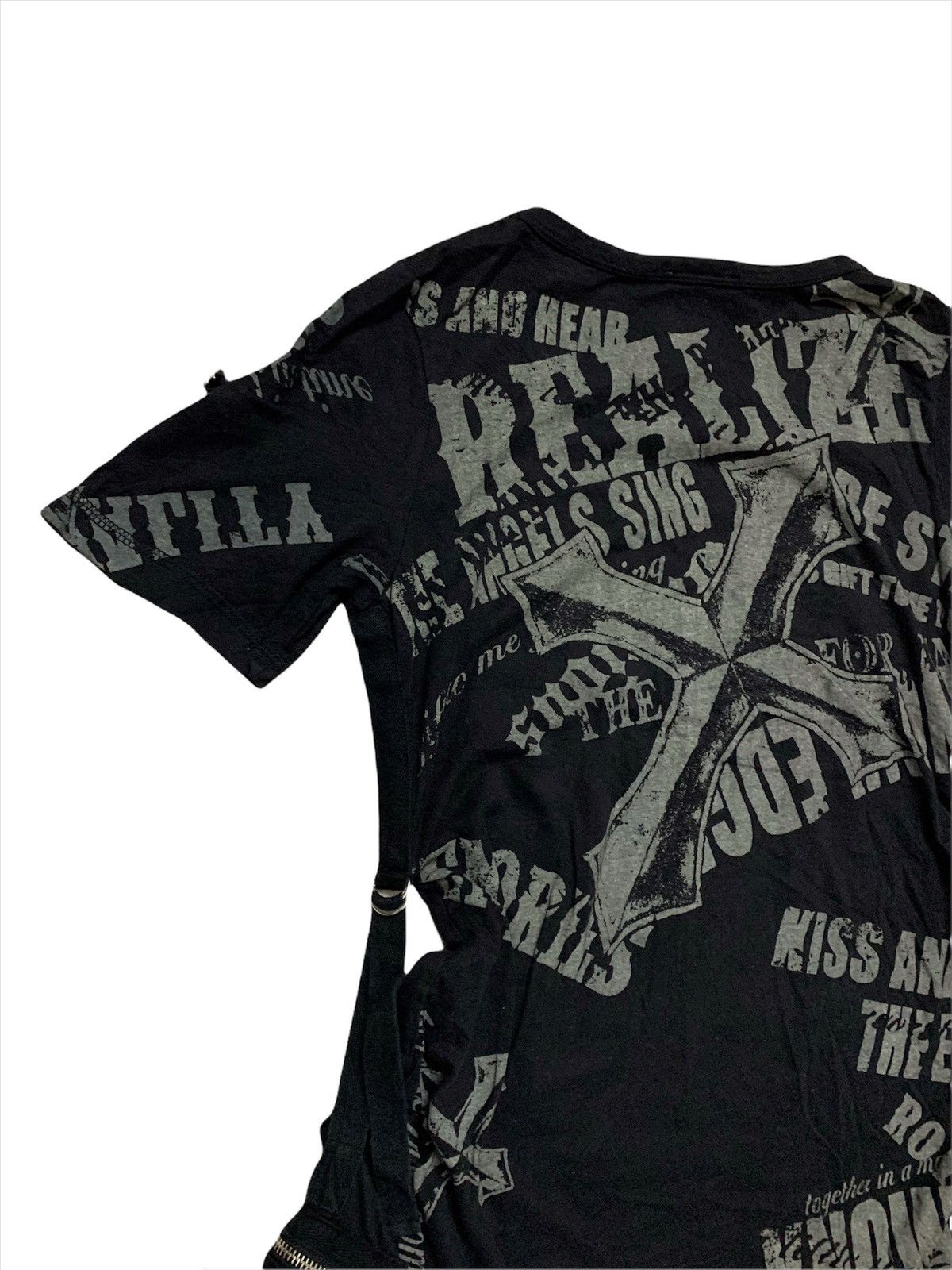 Designer × Seditionaries Glitz Full Print Bondage Punk Rock Shirt Size M / US 6-8 / IT 42-44 - 6 Thumbnail