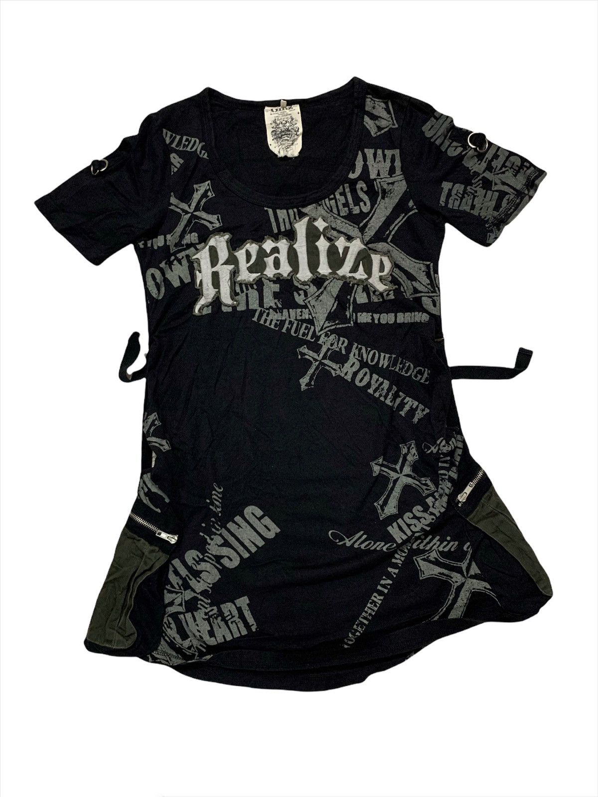 Designer × Seditionaries Glitz Full Print Bondage Punk Rock Shirt Size M / US 6-8 / IT 42-44 - 1 Thumbnail
