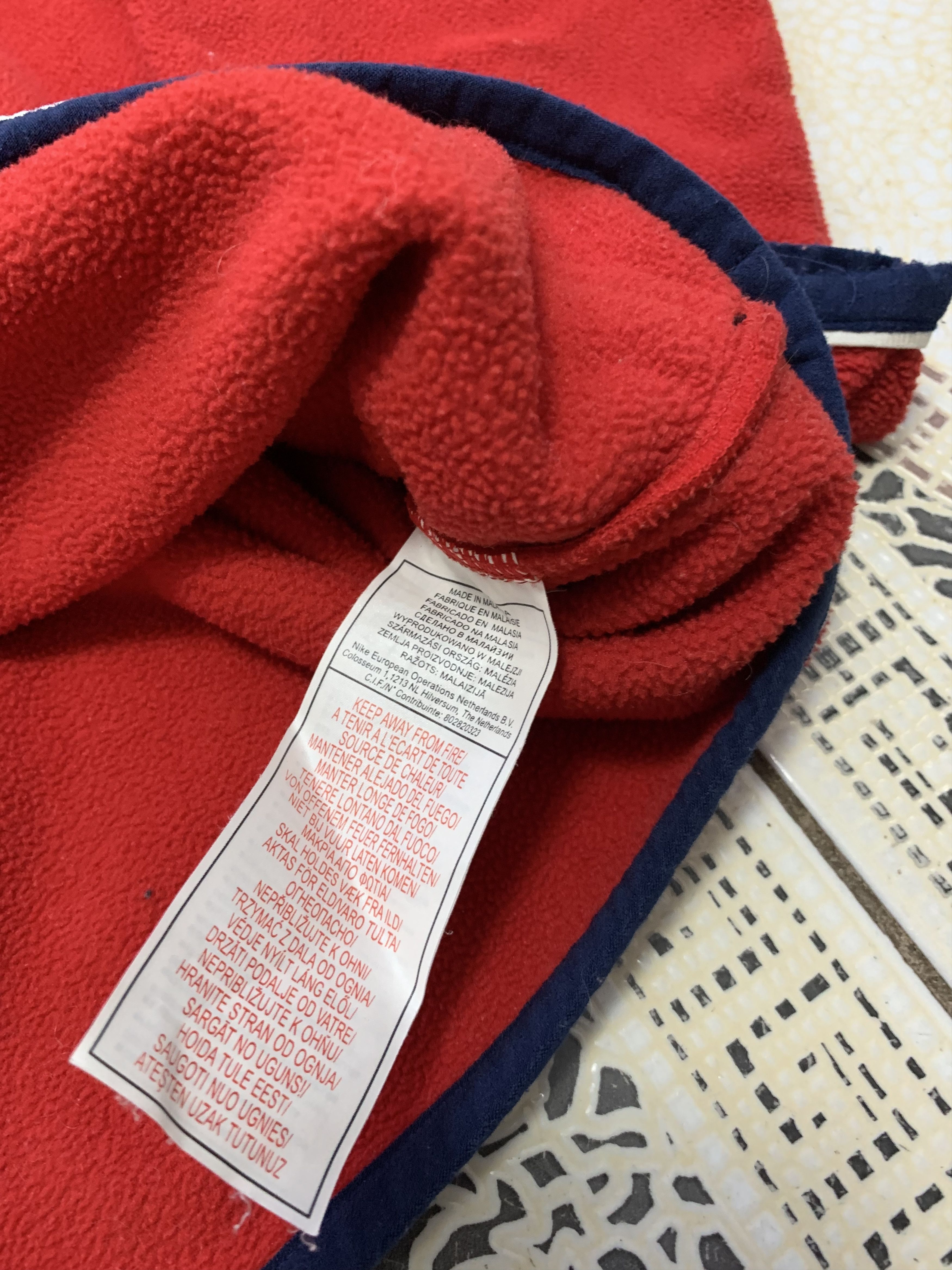Nike × Vintage Nike vintage fleece sweatershirt Size US S / EU 44-46 / 1 - 11 Thumbnail