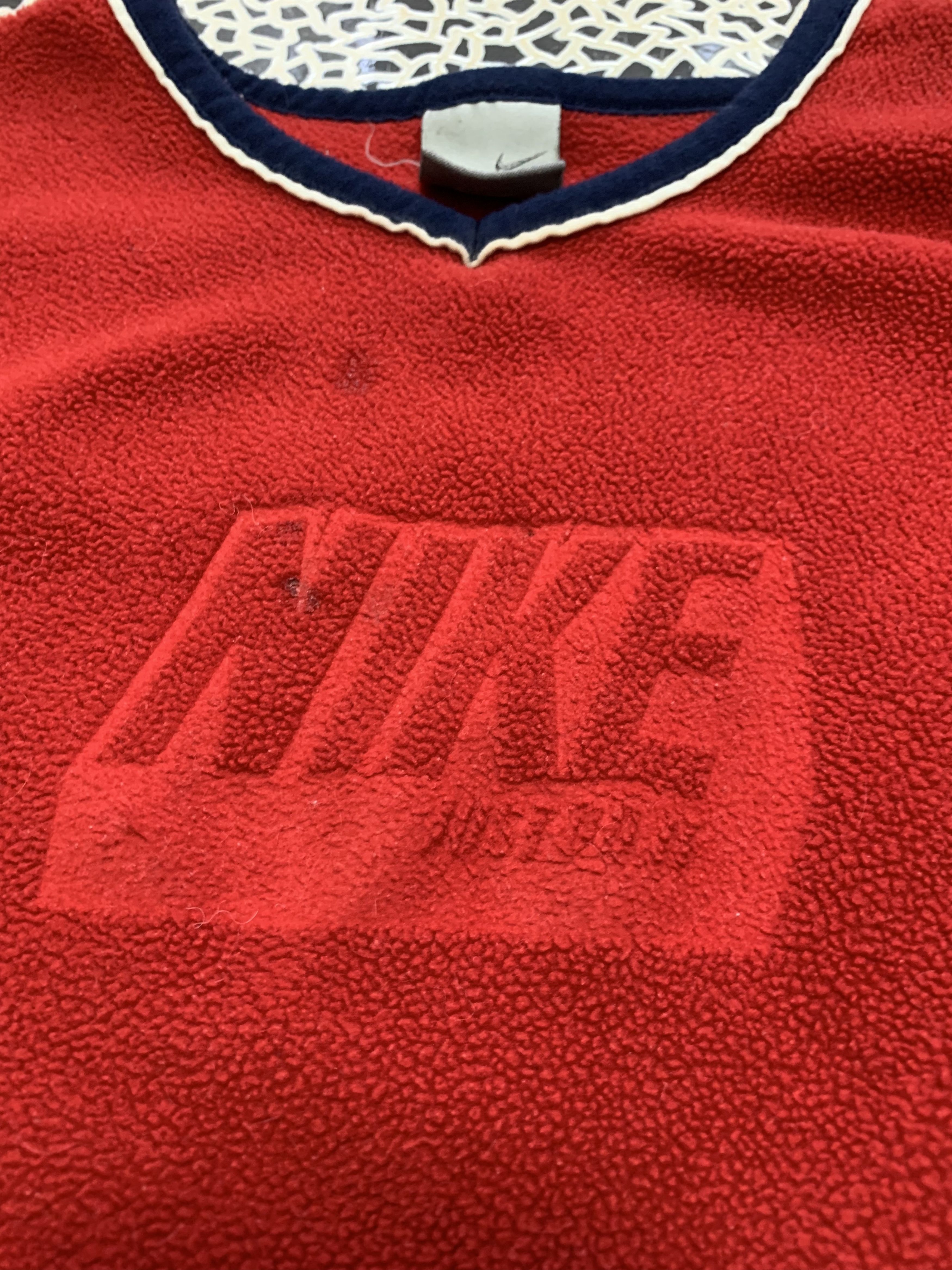Nike × Vintage Nike vintage fleece sweatershirt Size US S / EU 44-46 / 1 - 3 Thumbnail