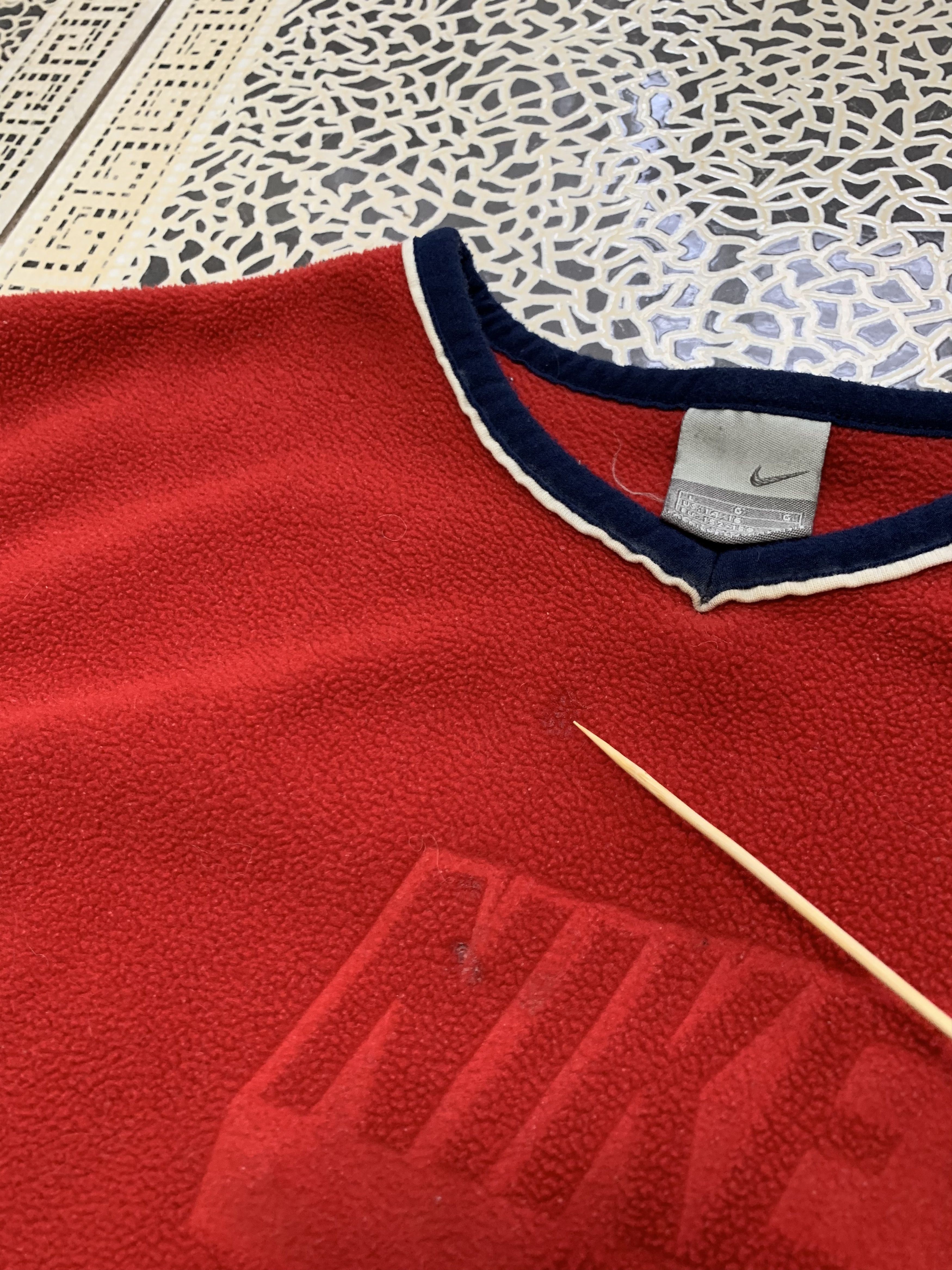 Nike × Vintage Nike vintage fleece sweatershirt Size US S / EU 44-46 / 1 - 6 Thumbnail