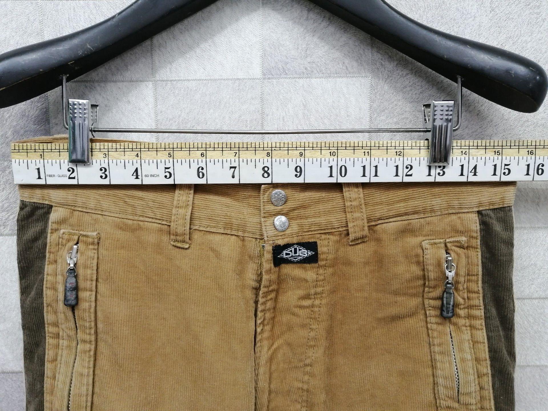 Japanese Brand DUB FACTORY Japan Side Stripes Corduroy Trouser Pant Size US 31 - 8 Thumbnail
