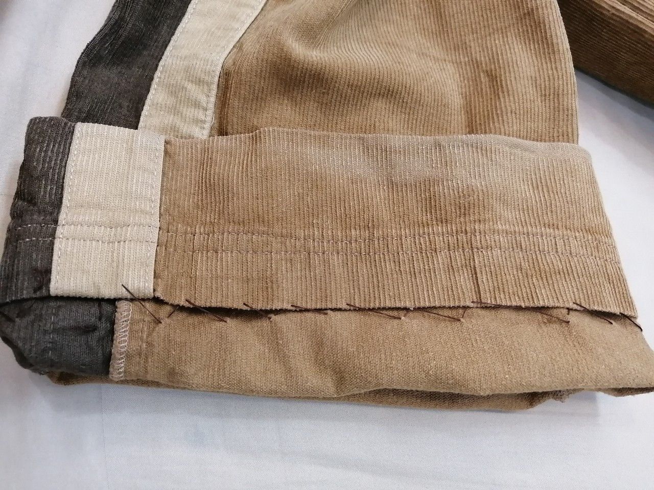 Japanese Brand DUB FACTORY Japan Side Stripes Corduroy Trouser Pant Size US 31 - 9 Thumbnail