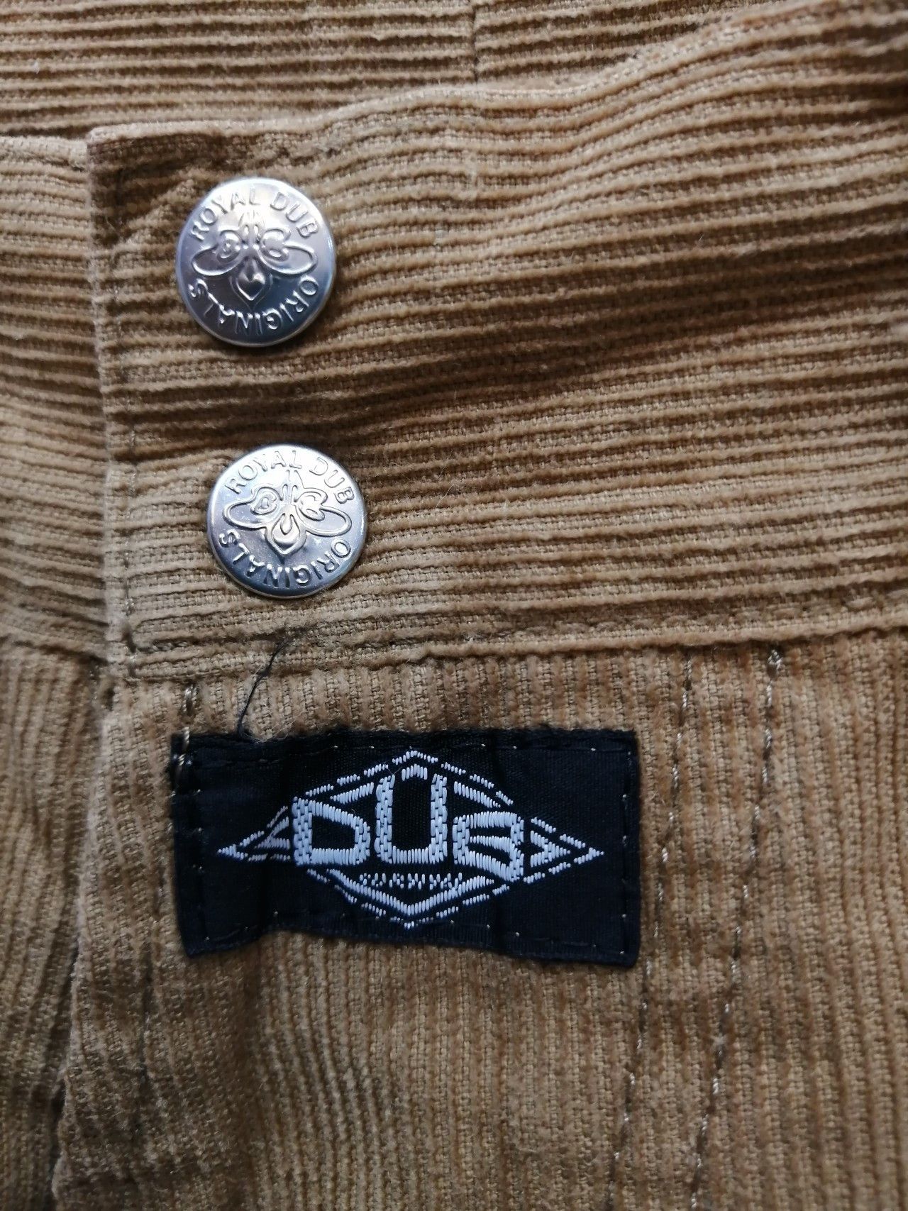 Japanese Brand DUB FACTORY Japan Side Stripes Corduroy Trouser Pant Size US 31 - 3 Thumbnail