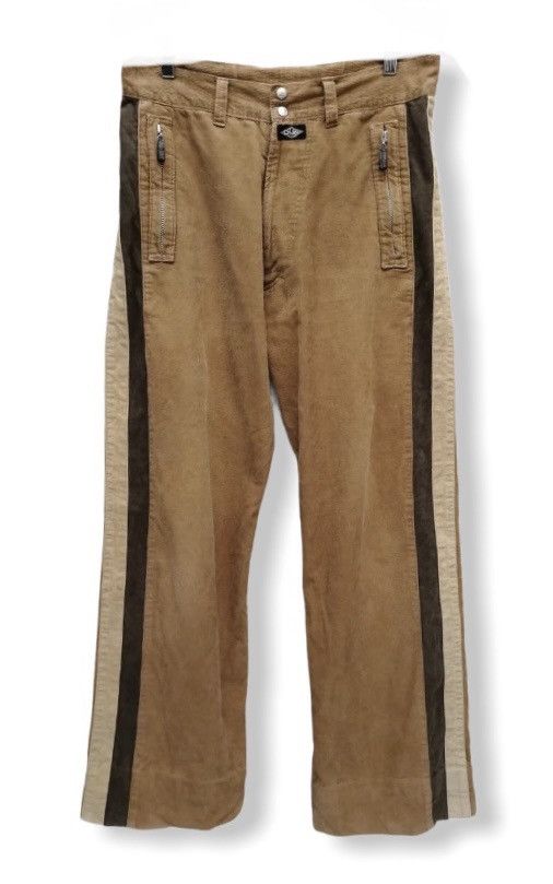 Japanese Brand DUB FACTORY Japan Side Stripes Corduroy Trouser Pant Size US 31 - 1 Thumbnail