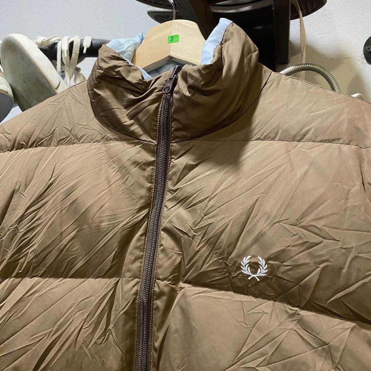 Fred Perry × Vintage VINTAGE‼️Fred Perry Basic Logo Embroided Reversible Puffer Size US S / EU 44-46 / 1 - 3 Thumbnail