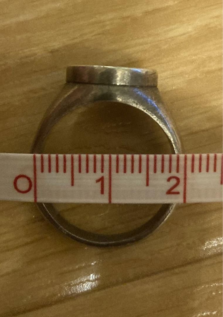 Guidi G-AN08 Silver Oval Kangaroo Leather Ring Size ONE SIZE - 6 Thumbnail