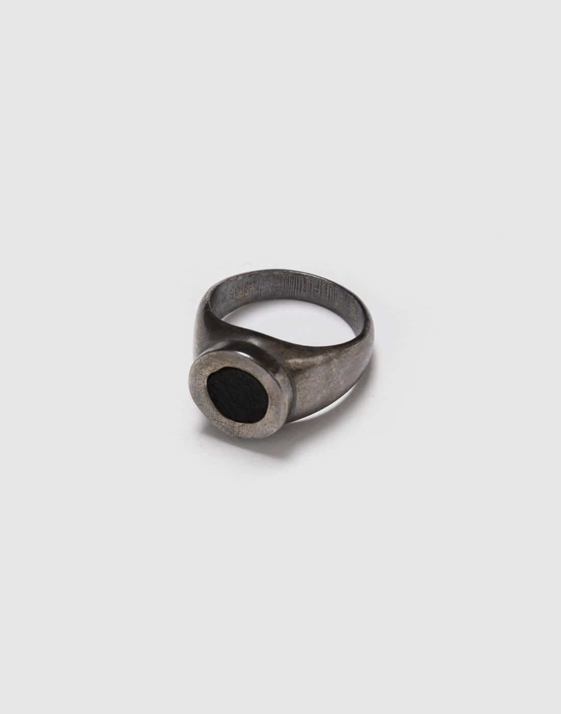 Guidi G-AN08 Silver Oval Kangaroo Leather Ring Size ONE SIZE - 3 Thumbnail