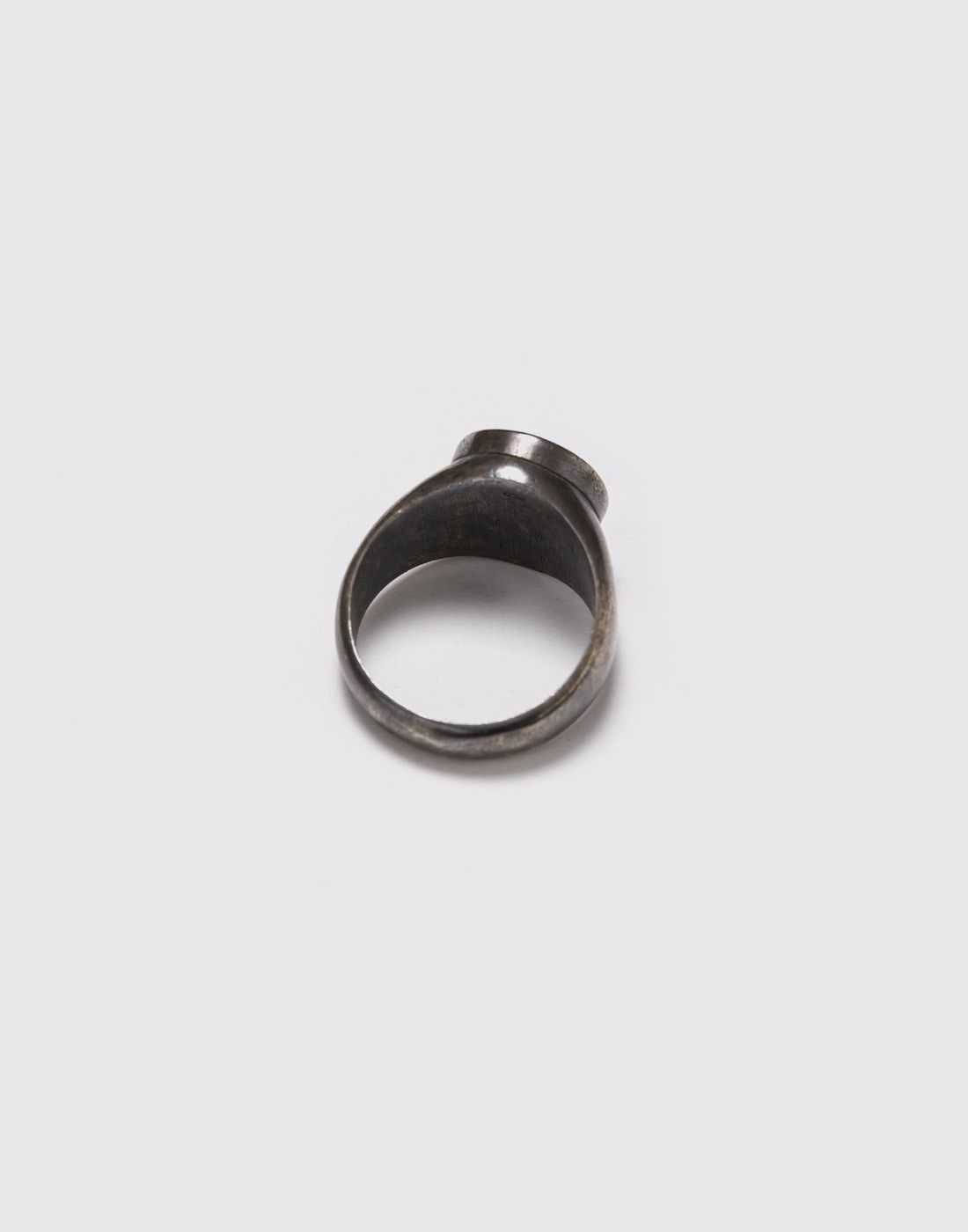 Guidi G-AN08 Silver Oval Kangaroo Leather Ring Size ONE SIZE - 4 Thumbnail