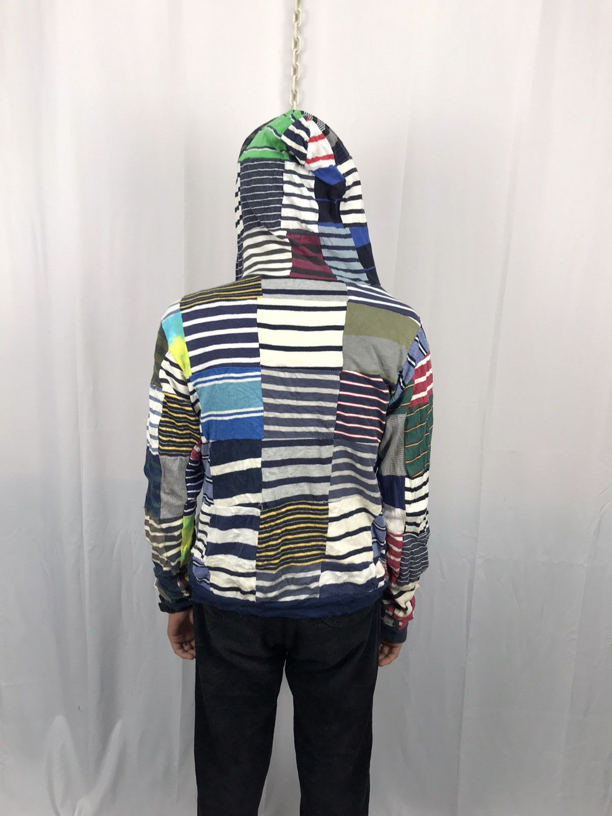 Japanese Brand 🔥RARE🔥Unbrand hoodie zipper patchwork multicolor Size US S / EU 44-46 / 1 - 10 Thumbnail