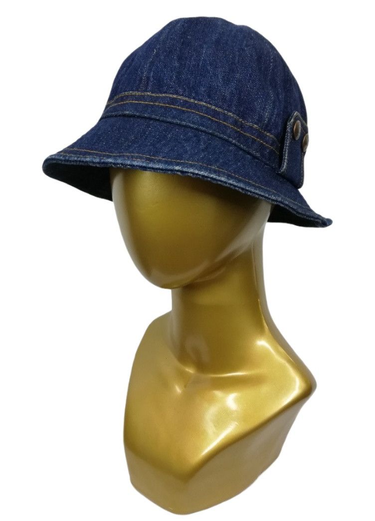 🔥Butterfly 🦋 Denim Button 2 Name West Cal.45 Bucket Hat🔥