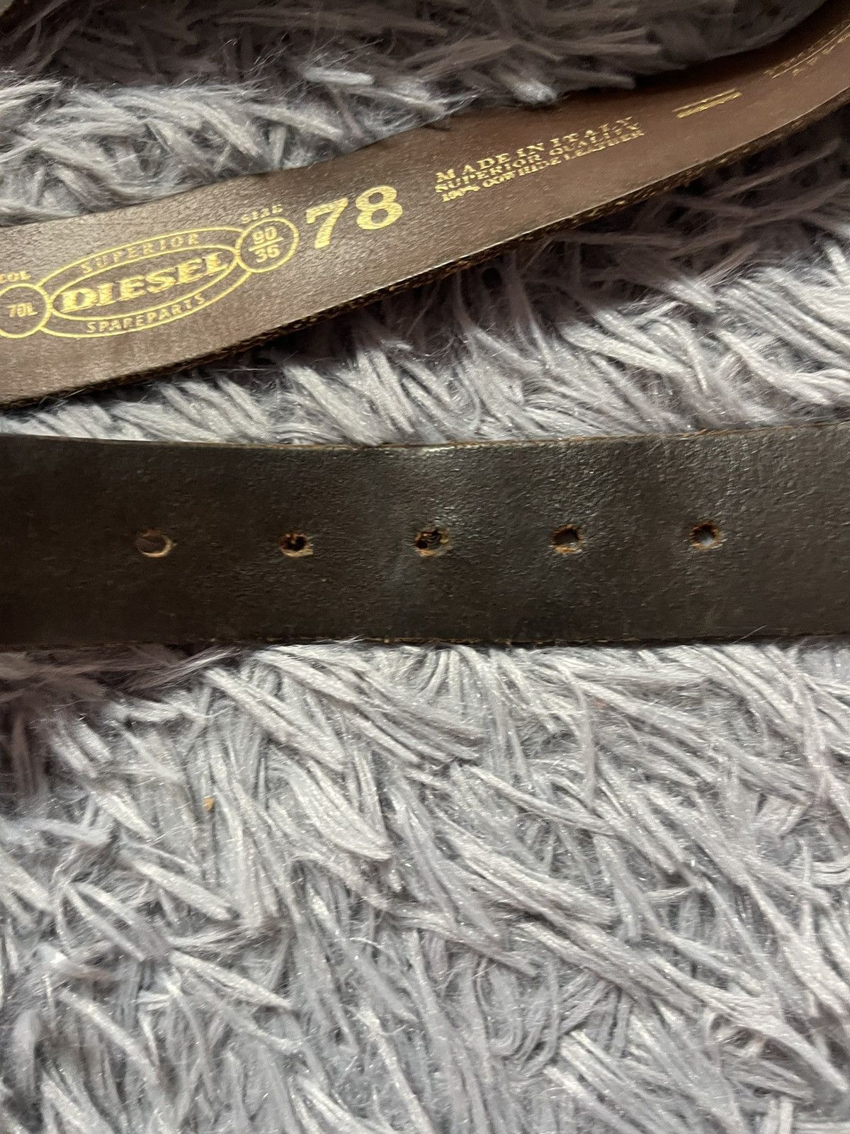 Cowboy Equipment × Diesel × Vintage Diesel vintage 00s western leather belt 108cm Size 34 - 5 Thumbnail