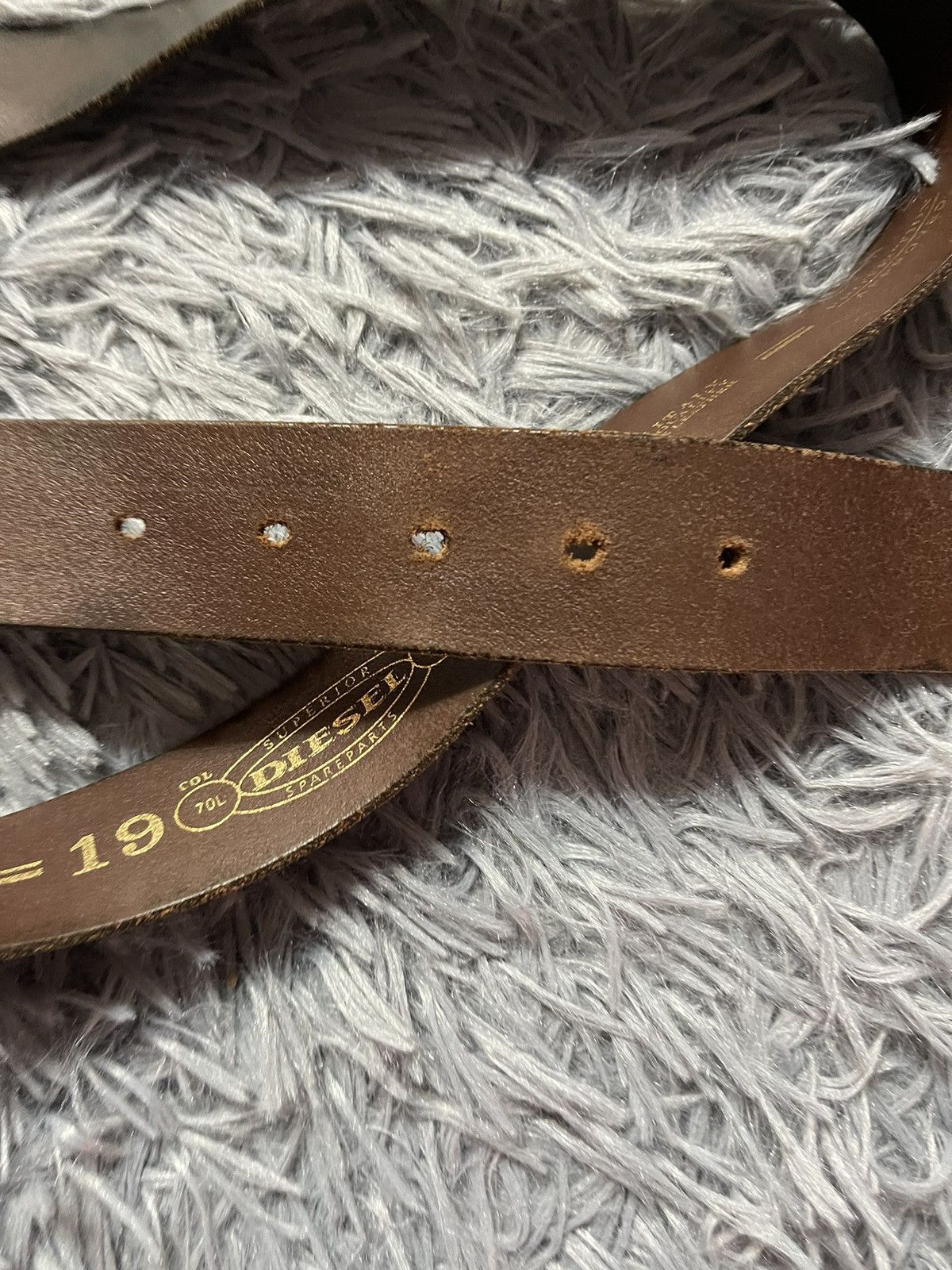 Cowboy Equipment × Diesel × Vintage Diesel vintage 00s western leather belt 108cm Size 34 - 6 Thumbnail