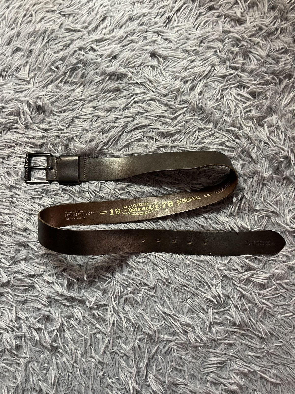 Cowboy Equipment × Diesel × Vintage Diesel vintage 00s western leather belt 108cm Size 34 - 1 Thumbnail