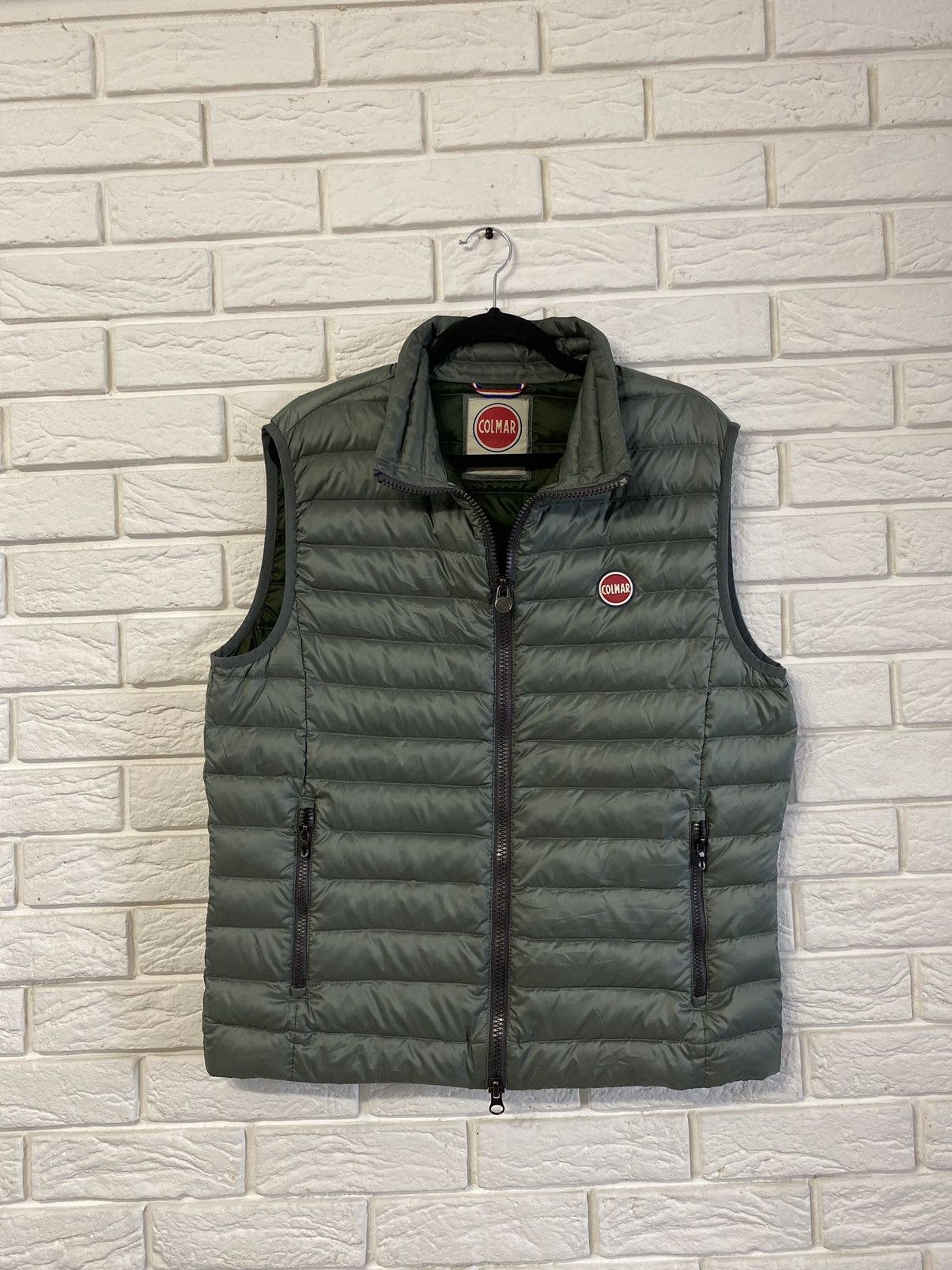 Colmar Puffer Dark Grey Down Vest Gilet