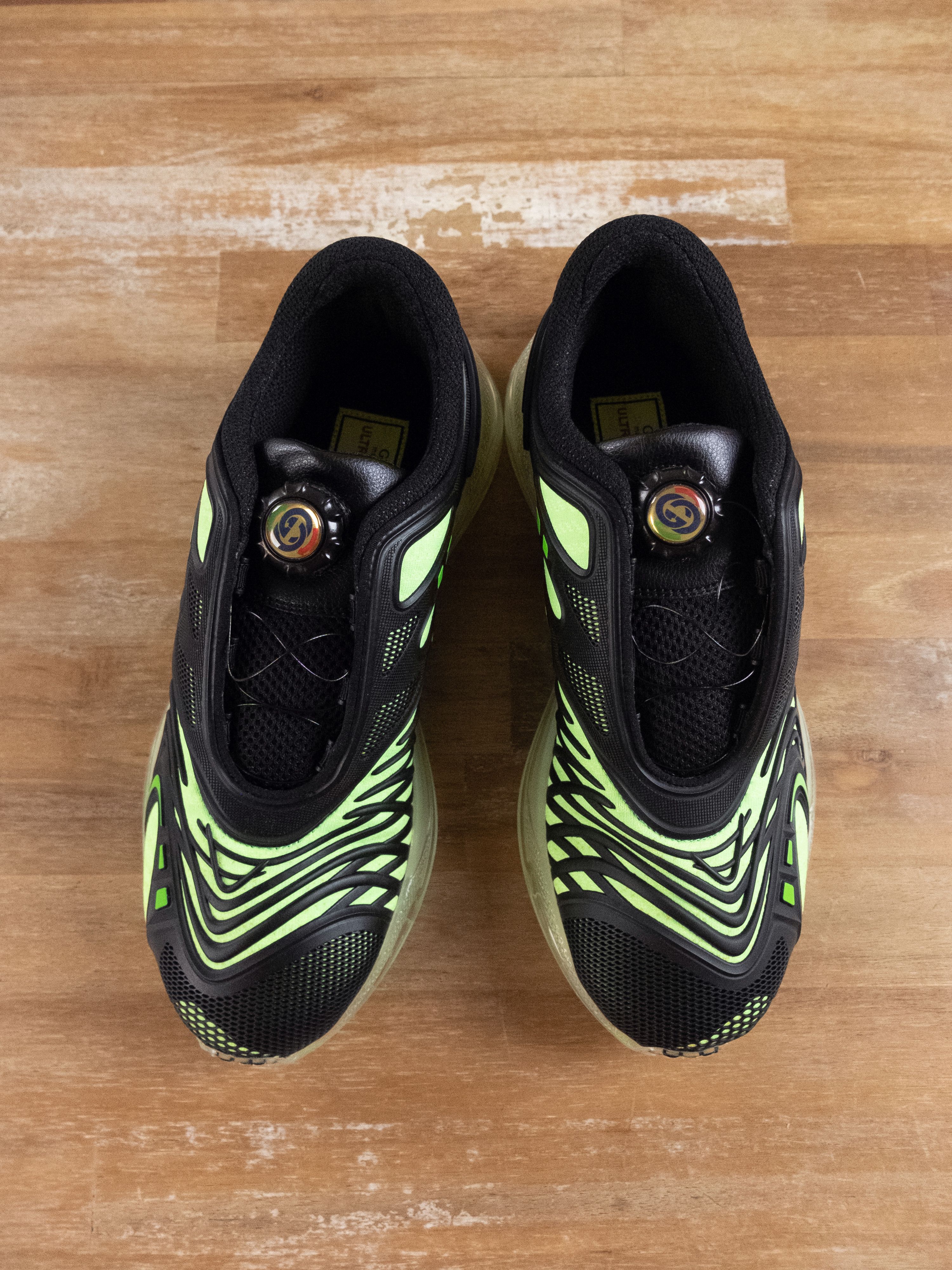 Gucci GUCCI Ultrapace R black green sneakers 8 US / 7.5 UK / 41.5 Size US 8 / EU 41 - 3 Thumbnail