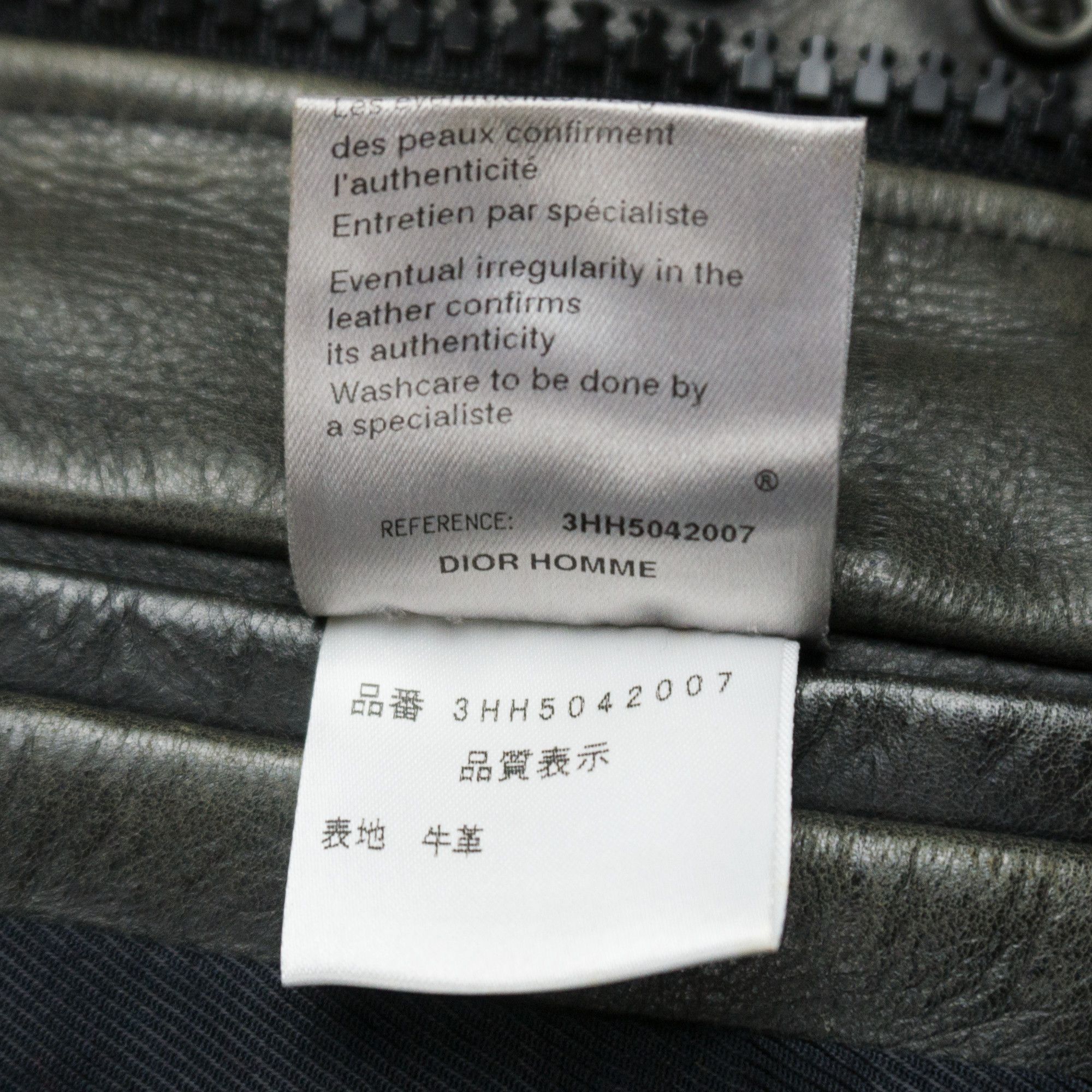 Dior × Hedi Slimane Dior Homme AW03 "Luster" Leather Officer Jacket Size US S / EU 44-46 / 1 - 8 Thumbnail