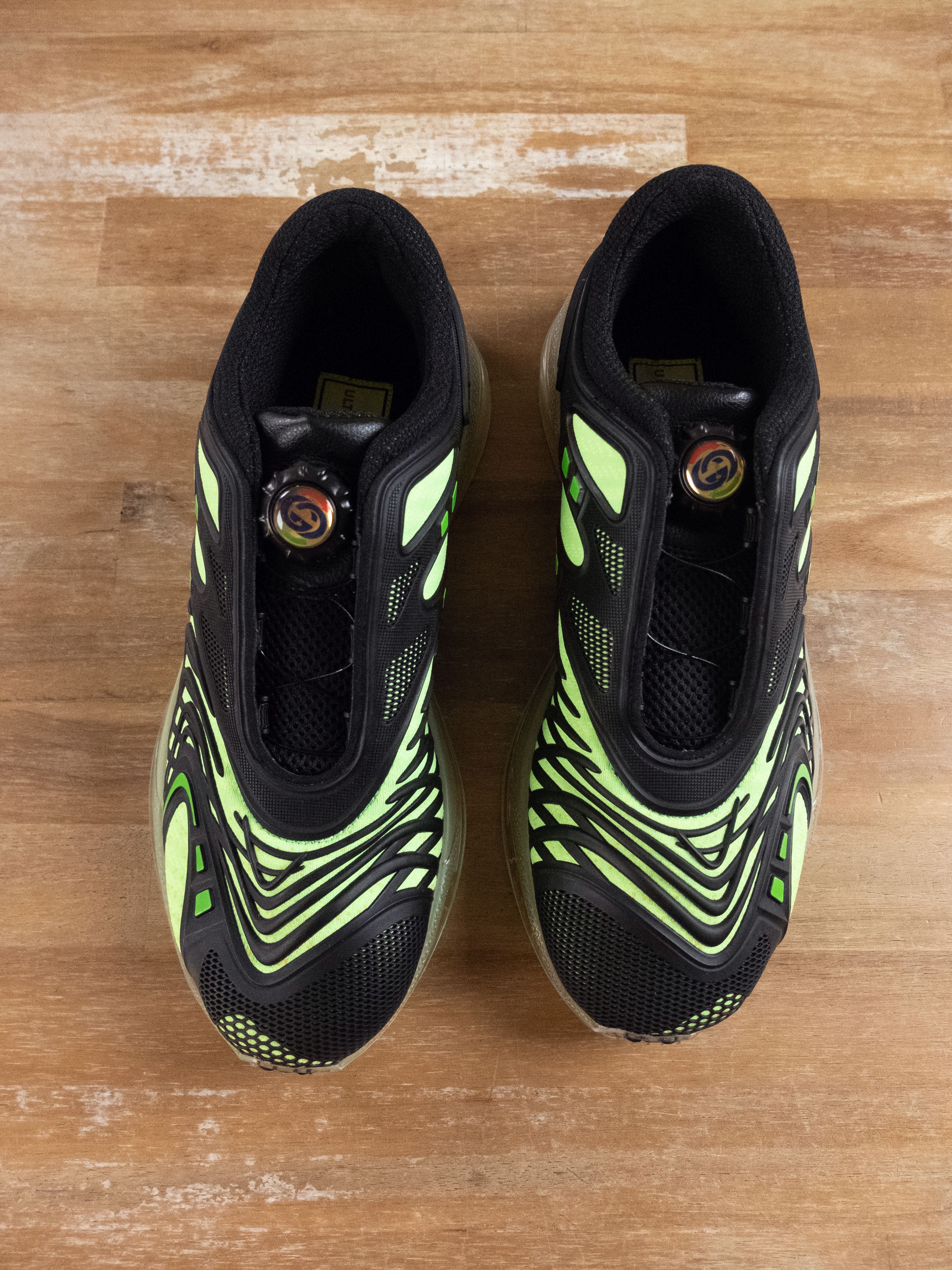 Gucci GUCCI Ultrapace R black green sneakers 7.5 US / 7 UK / 41 Size US 7.5 / EU 40-41 - 3 Thumbnail