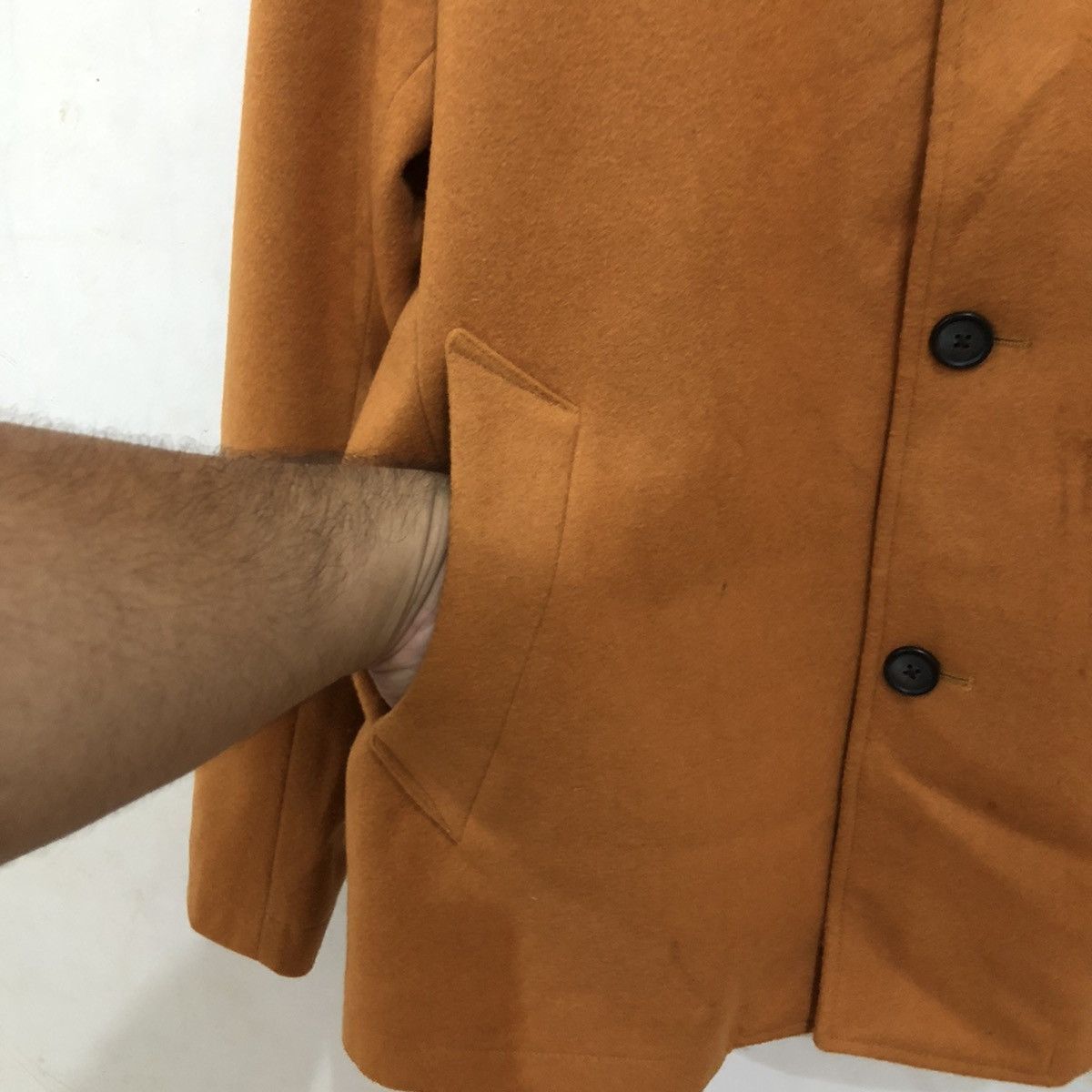 Global Work Vintage Global Work Cashmere Half Coat Size US L / EU 52-54 / 3 - 6 Thumbnail