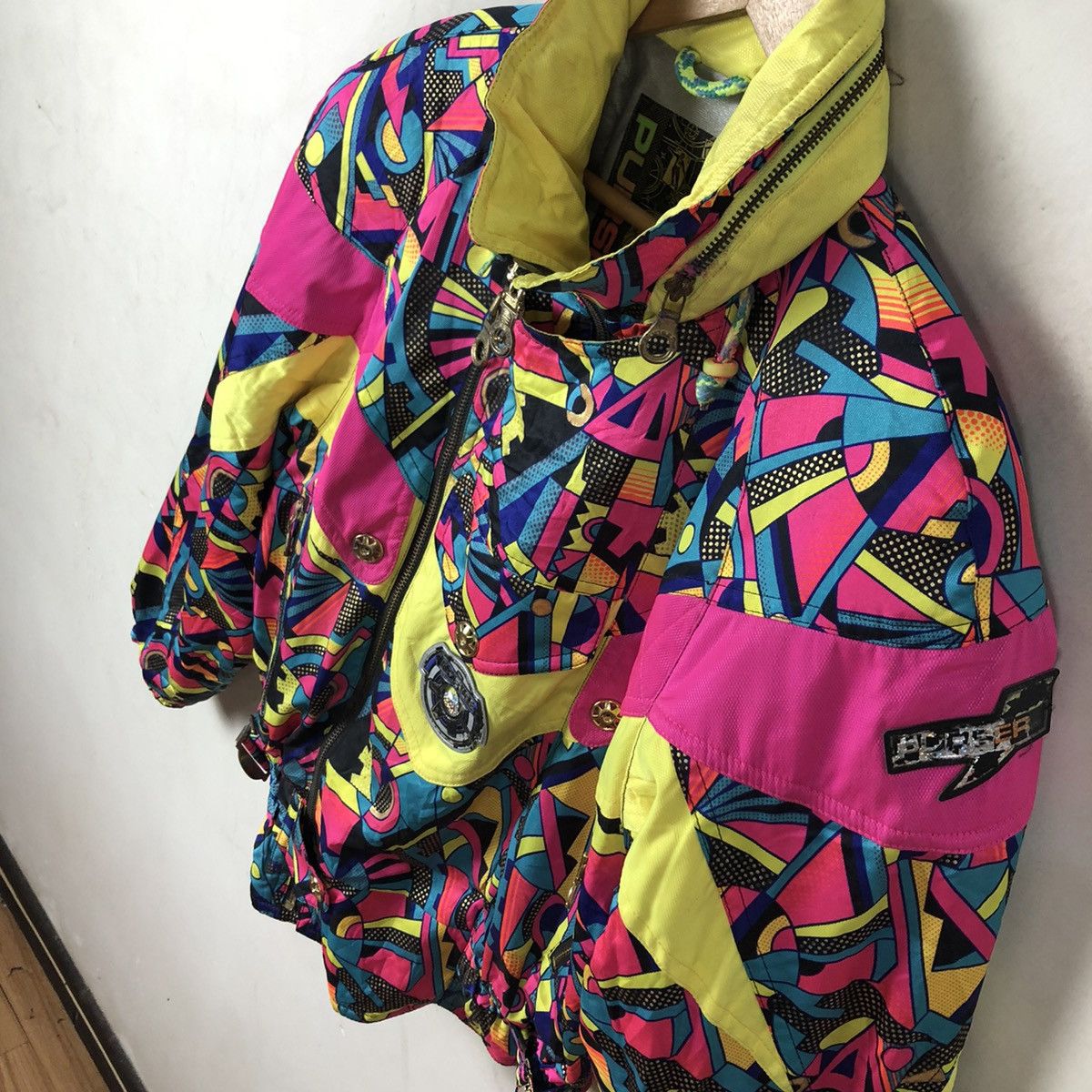 Japanese Brand PURSER SKI JACKET MULTI COLOUR Size US L / EU 52-54 / 3 - 6 Thumbnail