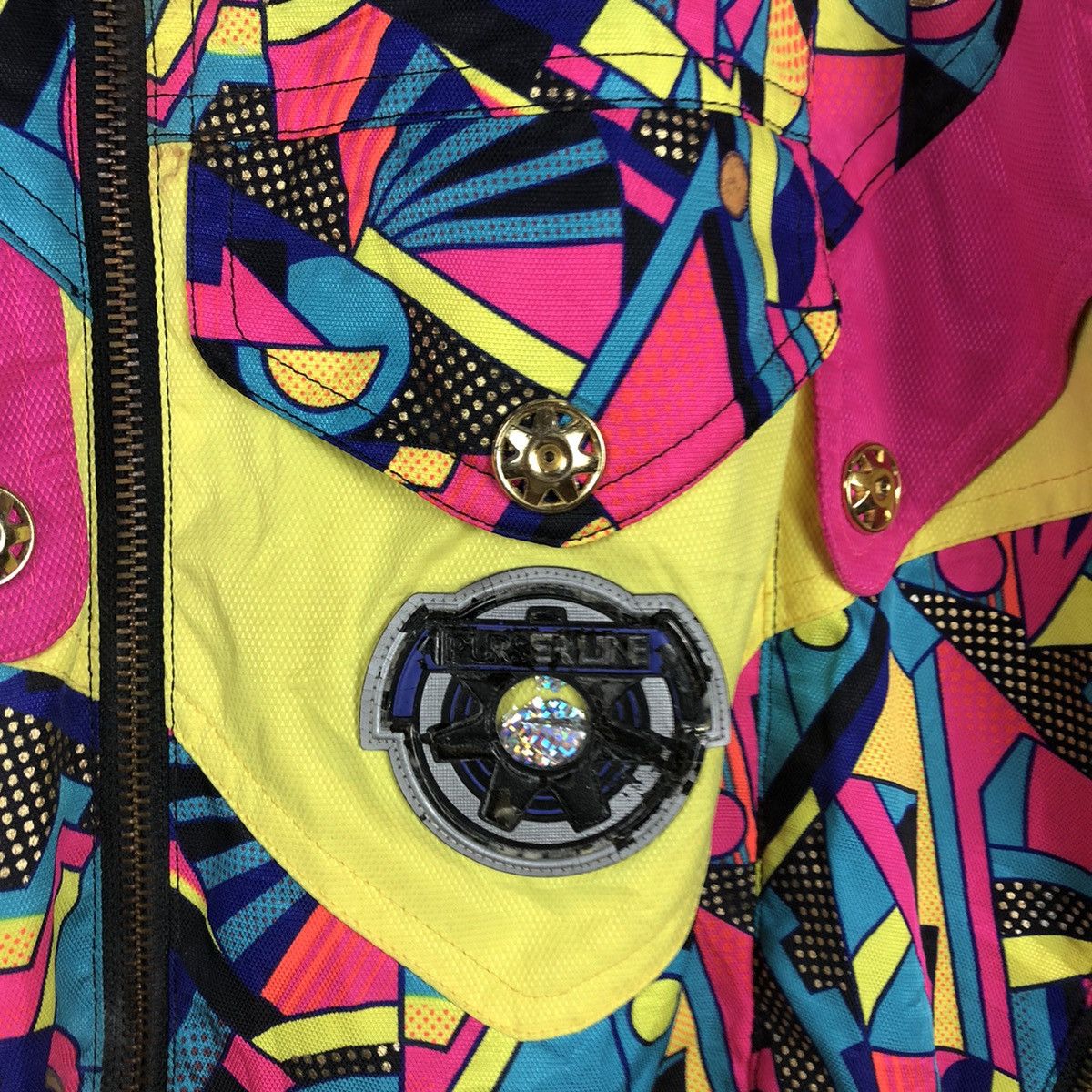 Japanese Brand PURSER SKI JACKET MULTI COLOUR Size US L / EU 52-54 / 3 - 4 Thumbnail