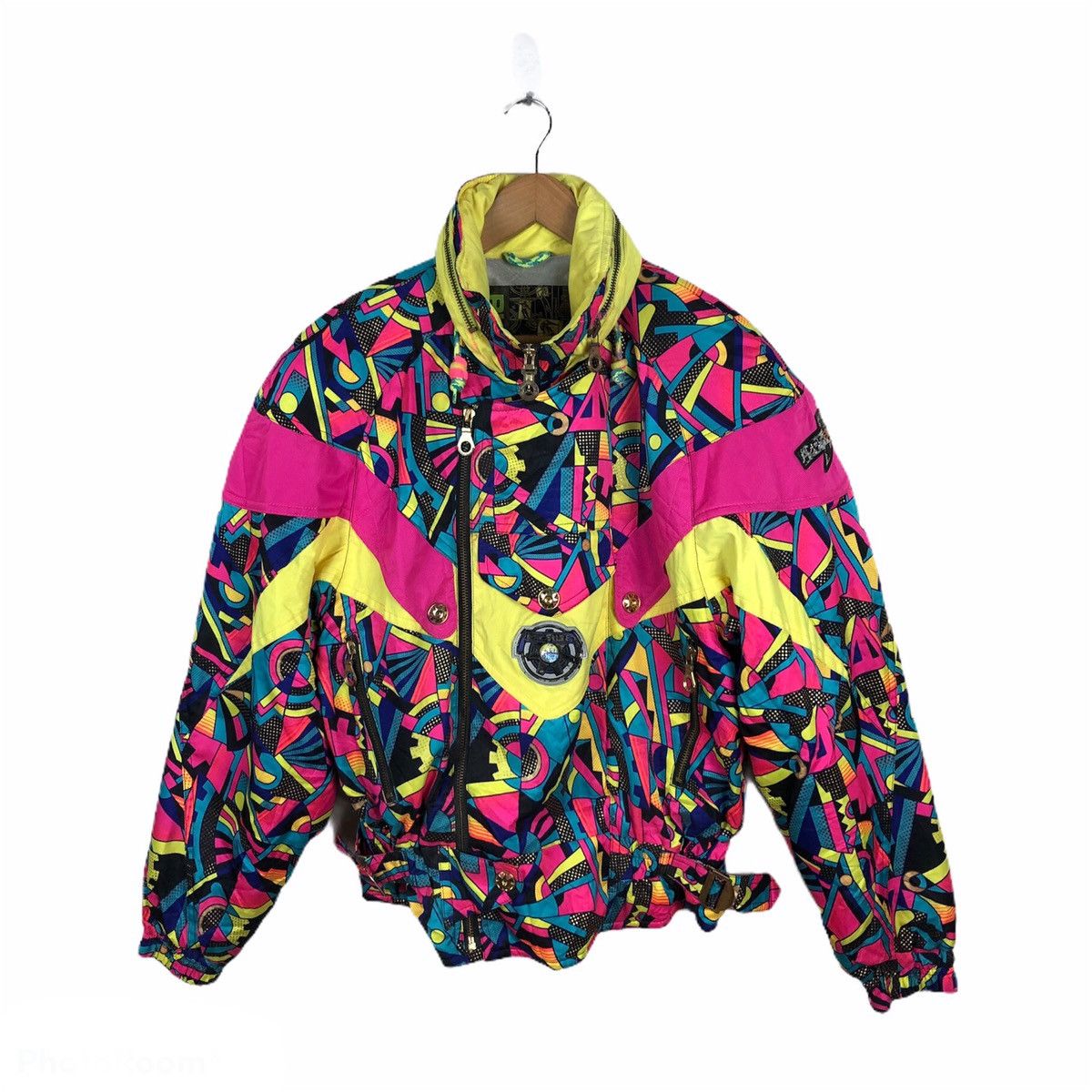 Japanese Brand PURSER SKI JACKET MULTI COLOUR Size US L / EU 52-54 / 3 - 1 Thumbnail