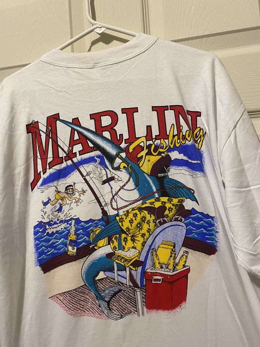 Vintage Vintage Marlin Fishing Mazatlan T-Shirt