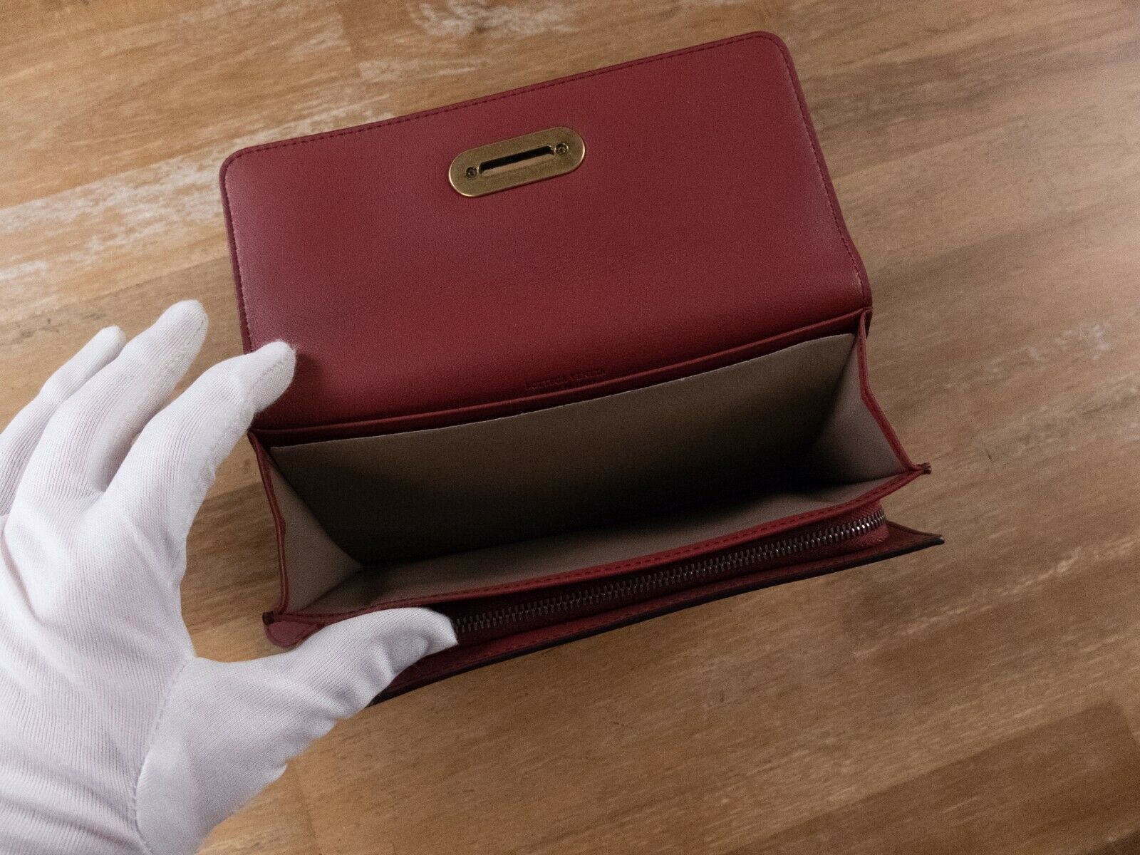 Bottega Veneta $979 BOTTEGA VENETA red orange leather continental wallet q Size ONE SIZE - 6 Thumbnail