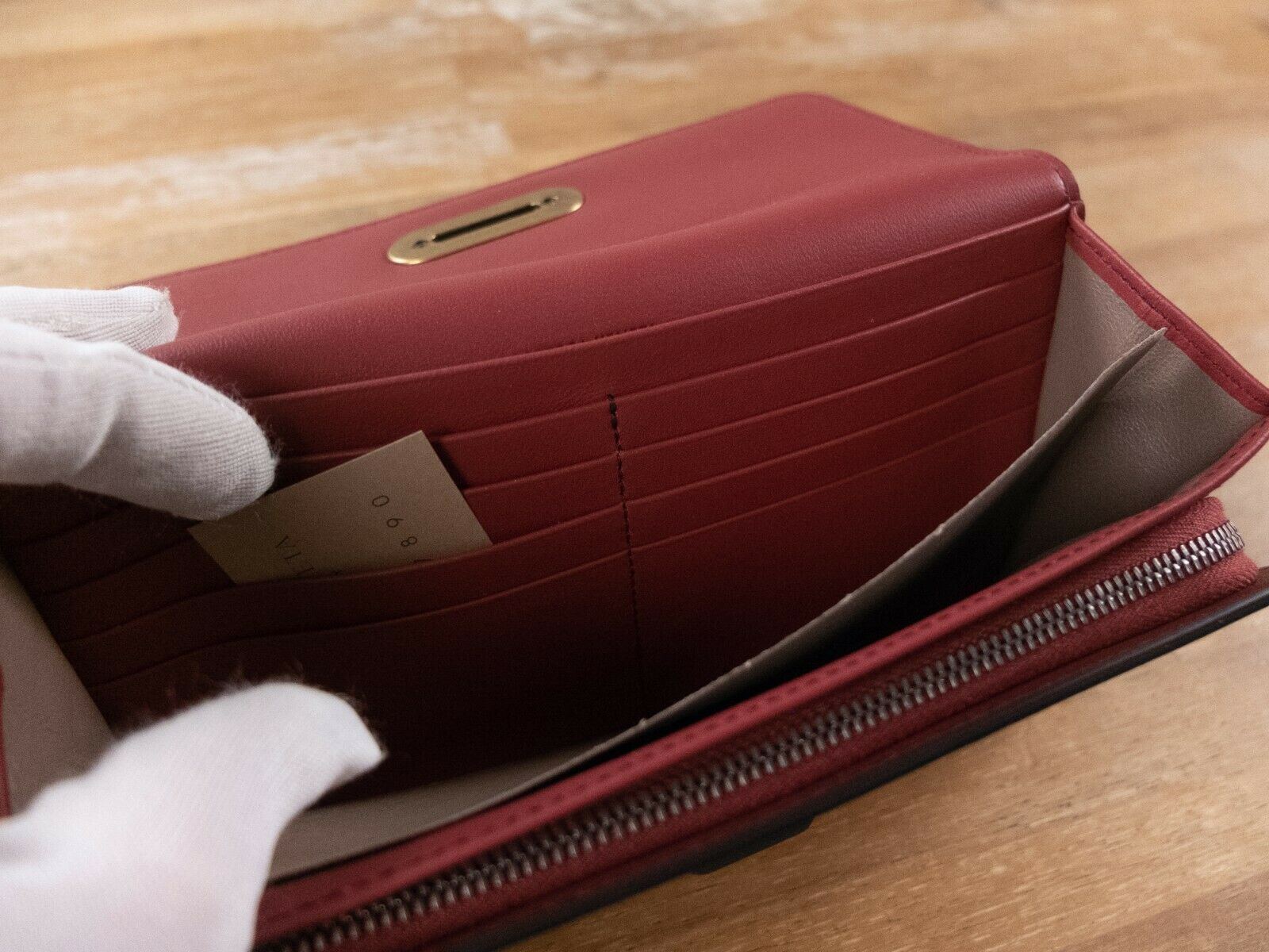 Bottega Veneta $979 BOTTEGA VENETA red orange leather continental wallet q Size ONE SIZE - 8 Thumbnail