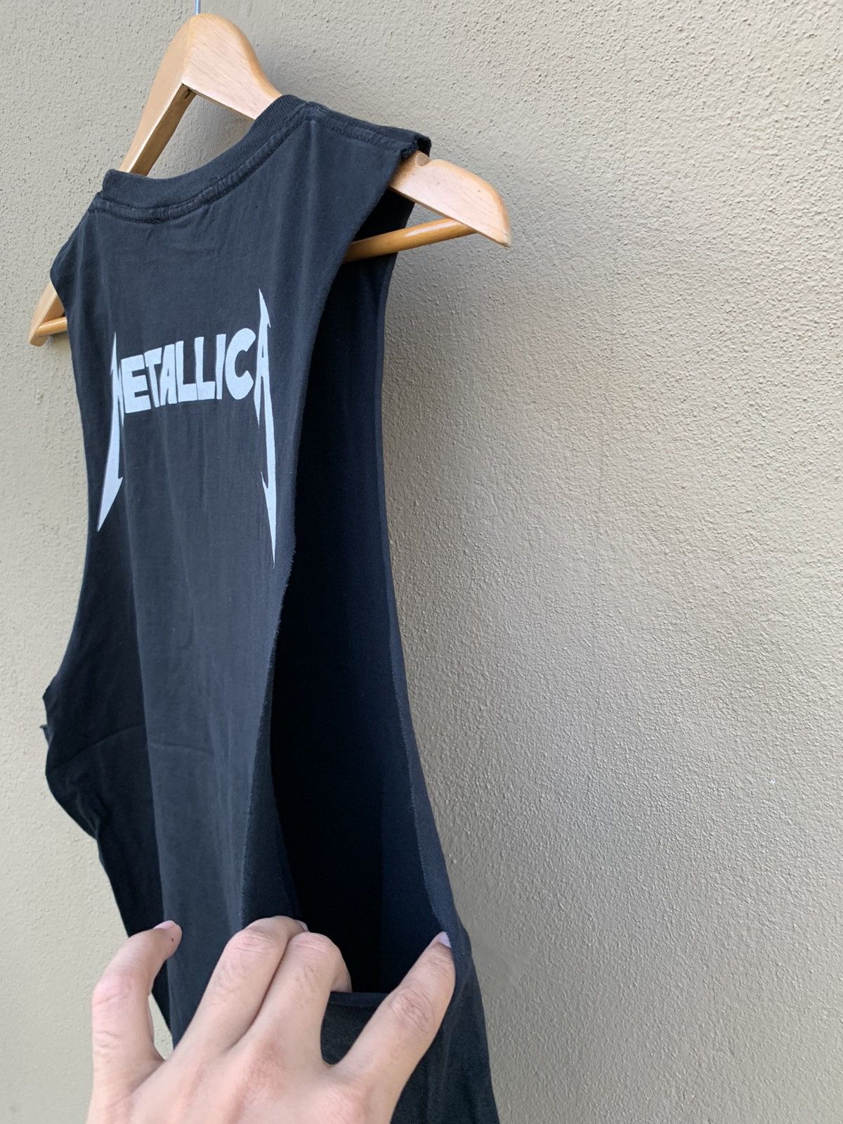 Band Tees Vintage Metallica Rebel Pushead Sleveless Tshirt tank top Size US XL / EU 56 / 4 - 8 Thumbnail