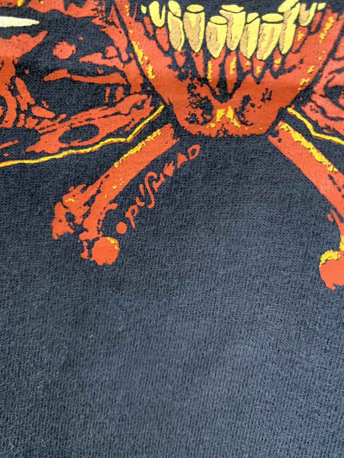 Band Tees Vintage Metallica Rebel Pushead Sleveless Tshirt tank top Size US XL / EU 56 / 4 - 3 Thumbnail