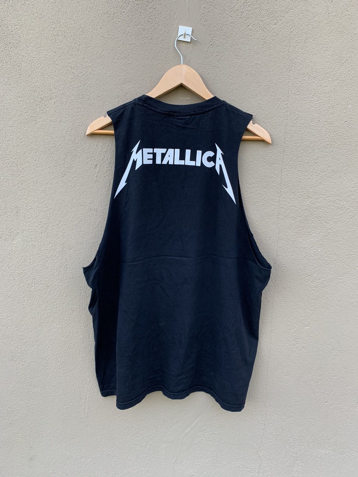 Band Tees Vintage Metallica Rebel Pushead Sleveless Tshirt tank top Size US XL / EU 56 / 4 - 4 Thumbnail
