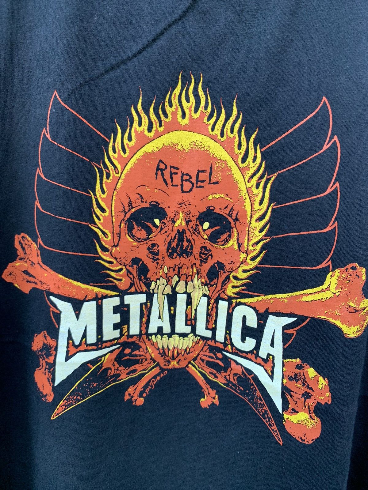 Band Tees Vintage Metallica Rebel Pushead Sleveless Tshirt tank top Size US XL / EU 56 / 4 - 2 Thumbnail
