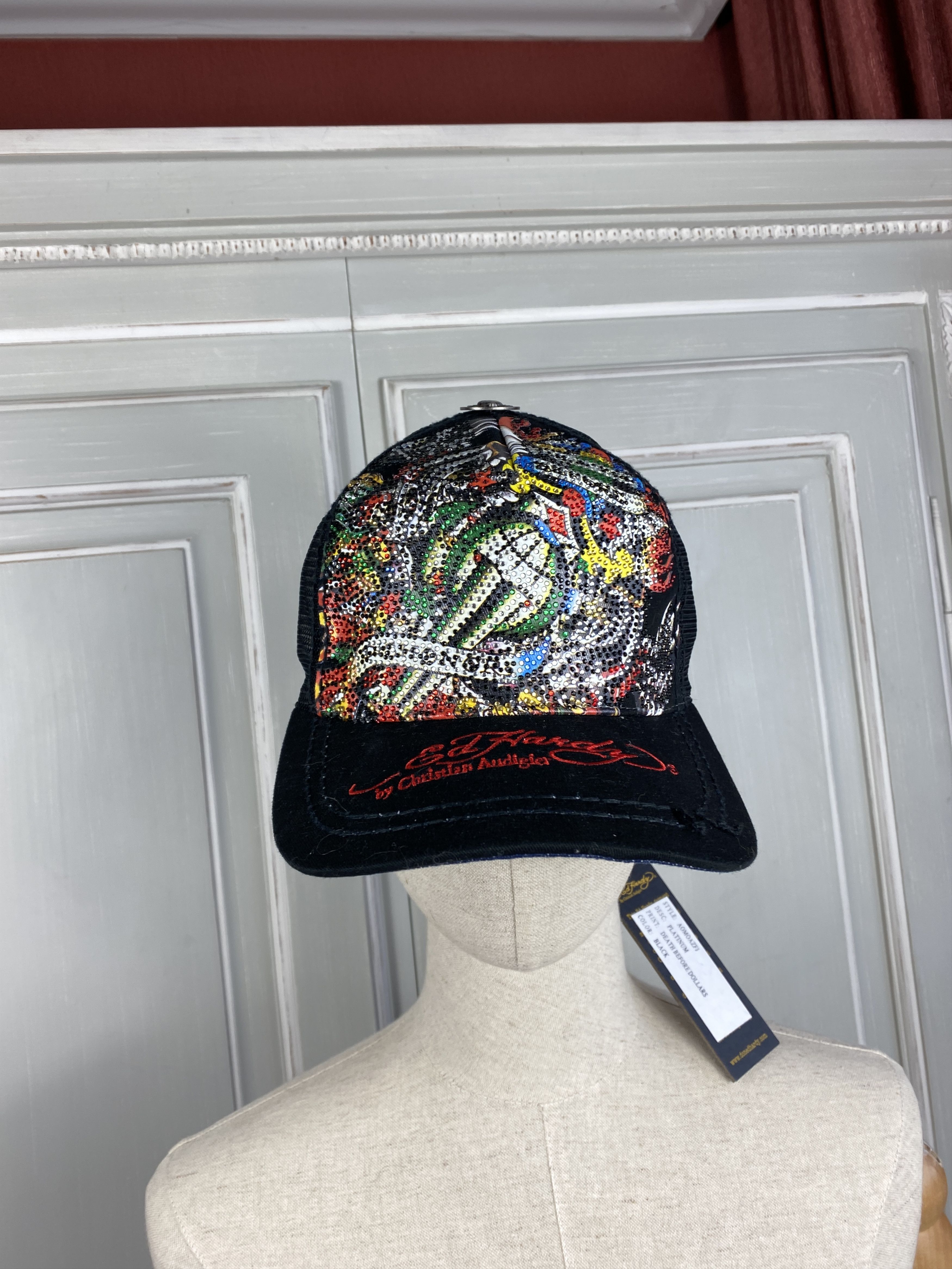 Christian Audigier × Ed Hardy NWT ED HARDY CAP CHRISTIAN AUDIGIER Size ONE SIZE - 2 Thumbnail