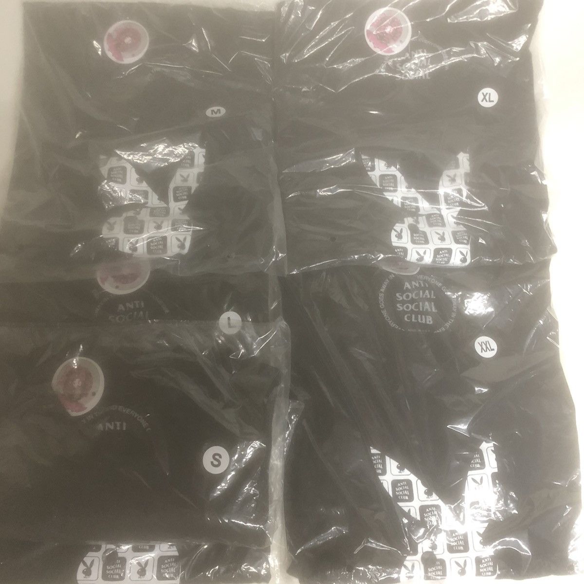 Anti Social Social Club × Playboy DS SS22 White Playboy x ASSC Checkered Black Tee BAPE KITH Size US M / EU 48-50 / 2 - 7 Thumbnail