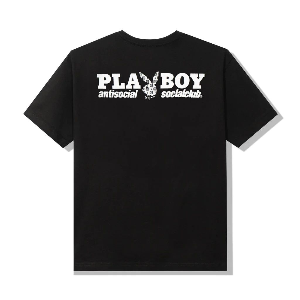 Anti Social Social Club × Playboy DS SS22 White Playboy x ASSC Checkered Black Tee BAPE KITH Size US M / EU 48-50 / 2 - 1 Thumbnail