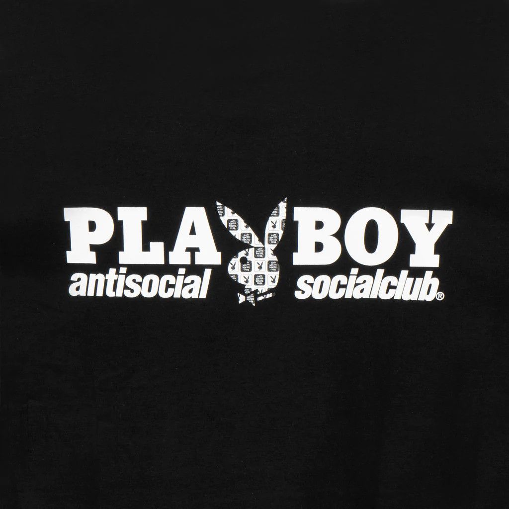 Anti Social Social Club × Playboy DS SS22 White Playboy x ASSC Checkered Black Tee BAPE KITH Size US M / EU 48-50 / 2 - 3 Thumbnail