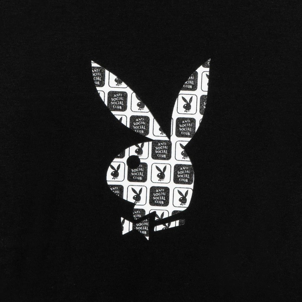 Anti Social Social Club × Playboy DS SS22 White Playboy x ASSC Checkered Black Tee BAPE KITH Size US M / EU 48-50 / 2 - 5 Thumbnail