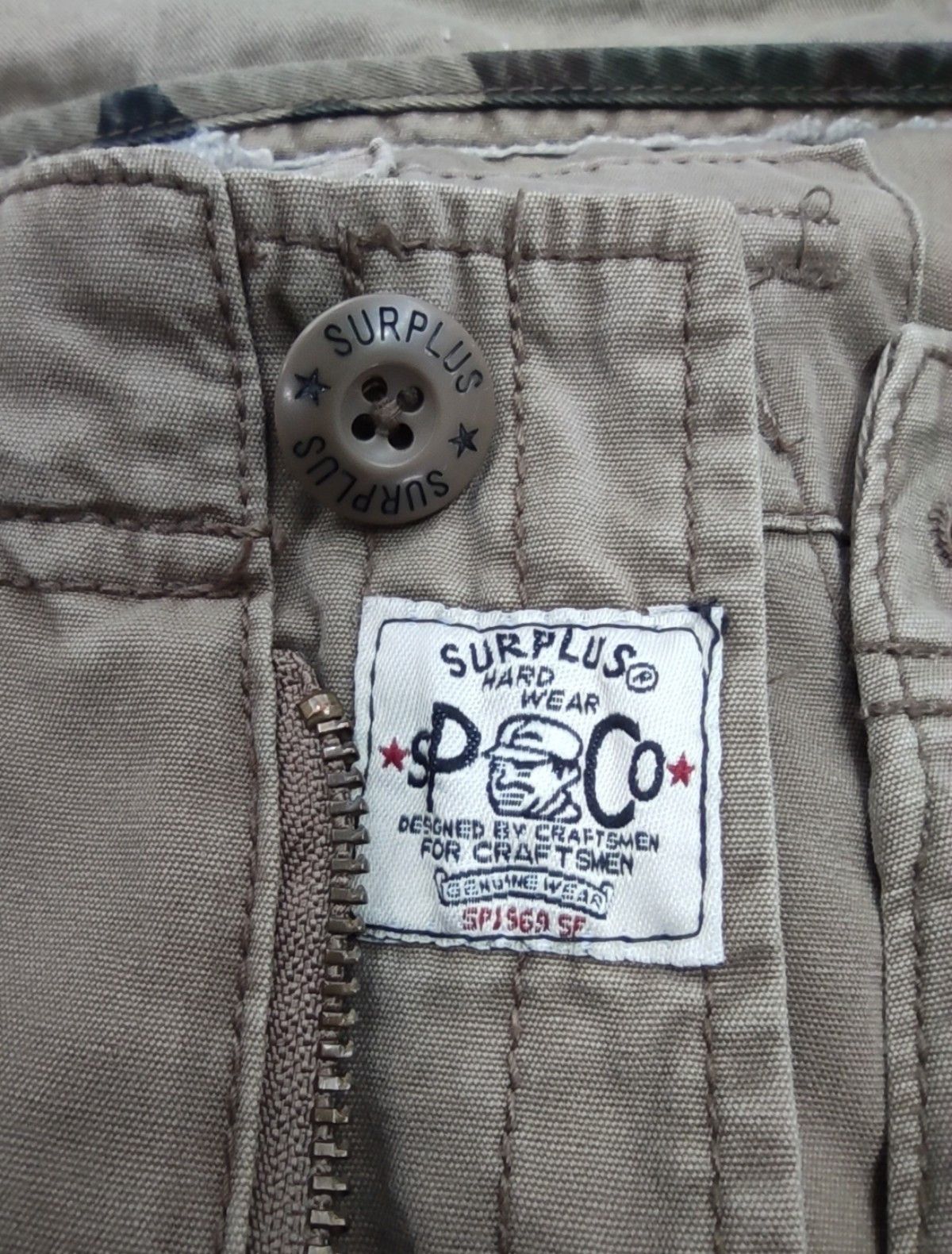 Vintage SURPLUS by Craftmen Tactical Multi-pocket Cargo Pants Size US 32 / EU 48 - 7 Thumbnail