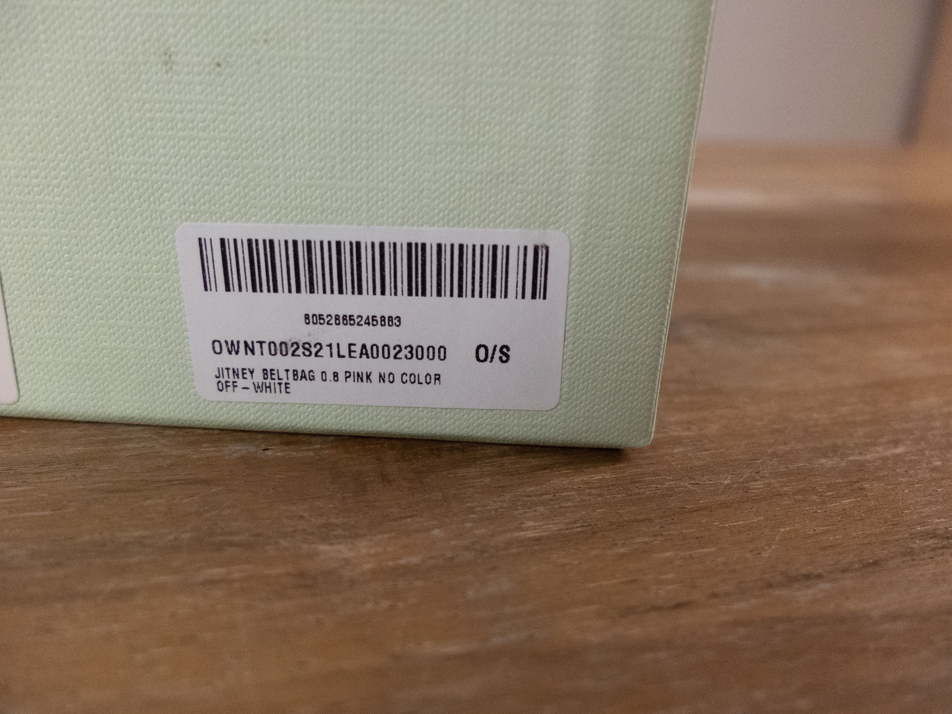 Off-White $1025 OFF-WHITE pink Jitney leather belt bag w arrows logo Size ONE SIZE - 12 Thumbnail