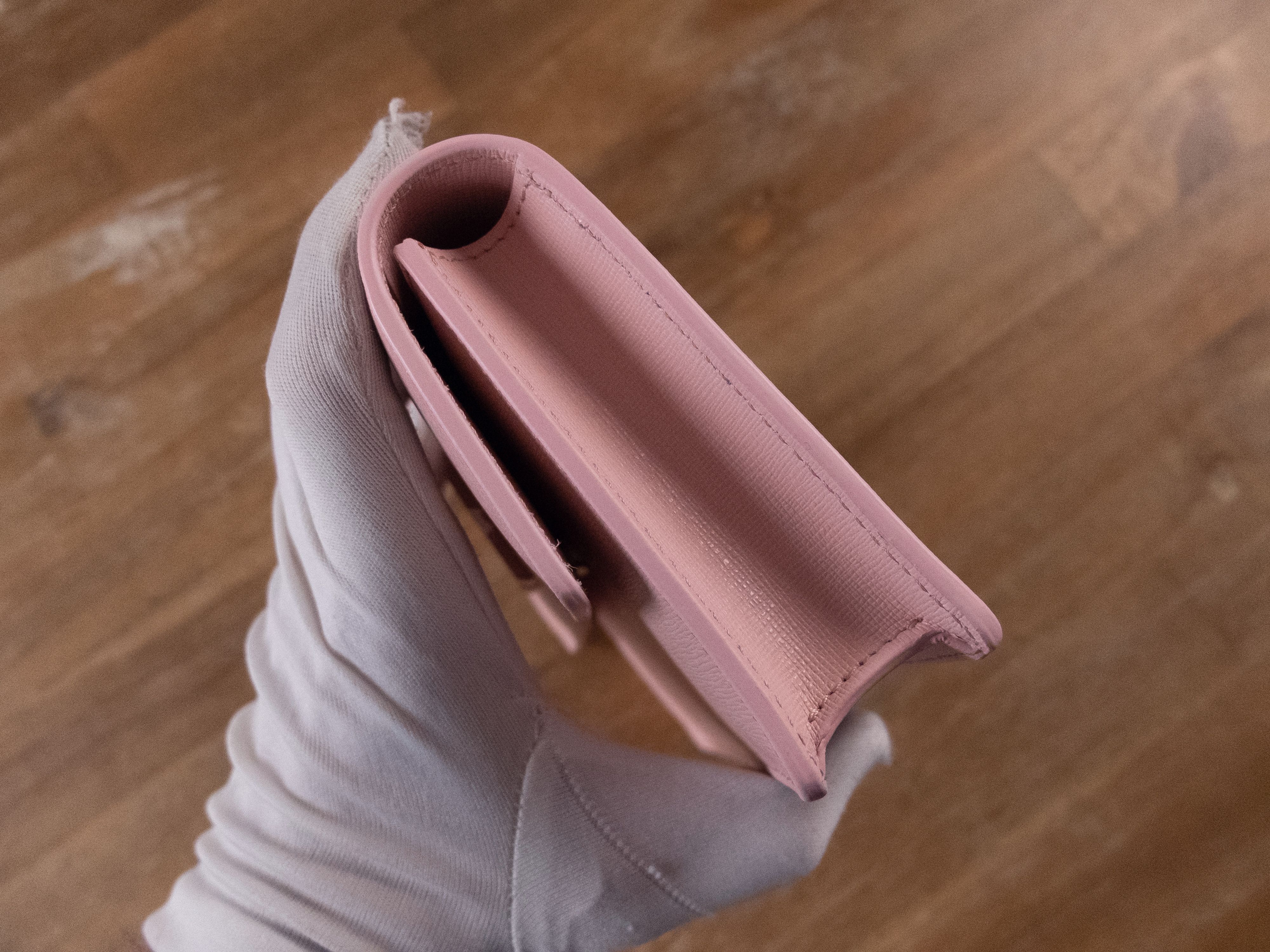 Off-White $1025 OFF-WHITE pink Jitney leather belt bag w arrows logo Size ONE SIZE - 4 Thumbnail