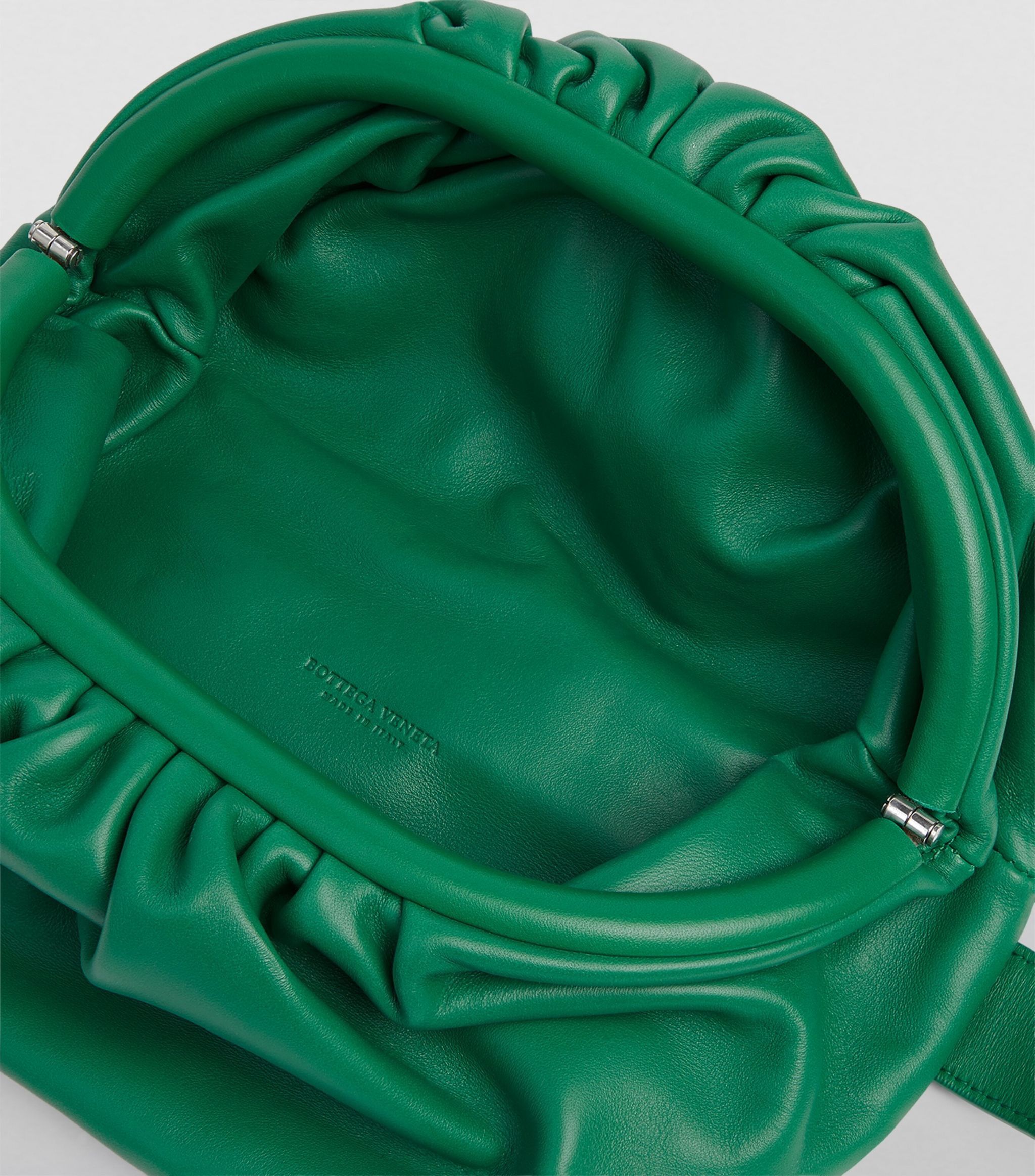Bottega Veneta $2490 BOTTEGA VENETA green mini Pouch leather belt chain bag Size ONE SIZE - 5 Thumbnail