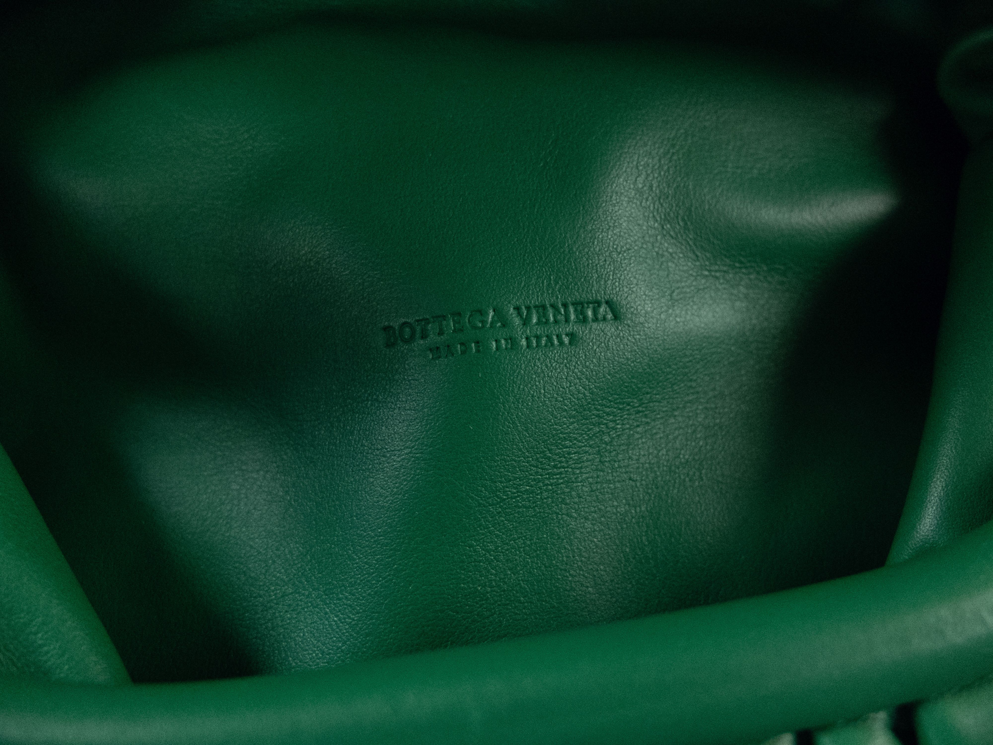 Bottega Veneta $2490 BOTTEGA VENETA green mini Pouch leather belt chain bag Size ONE SIZE - 9 Thumbnail