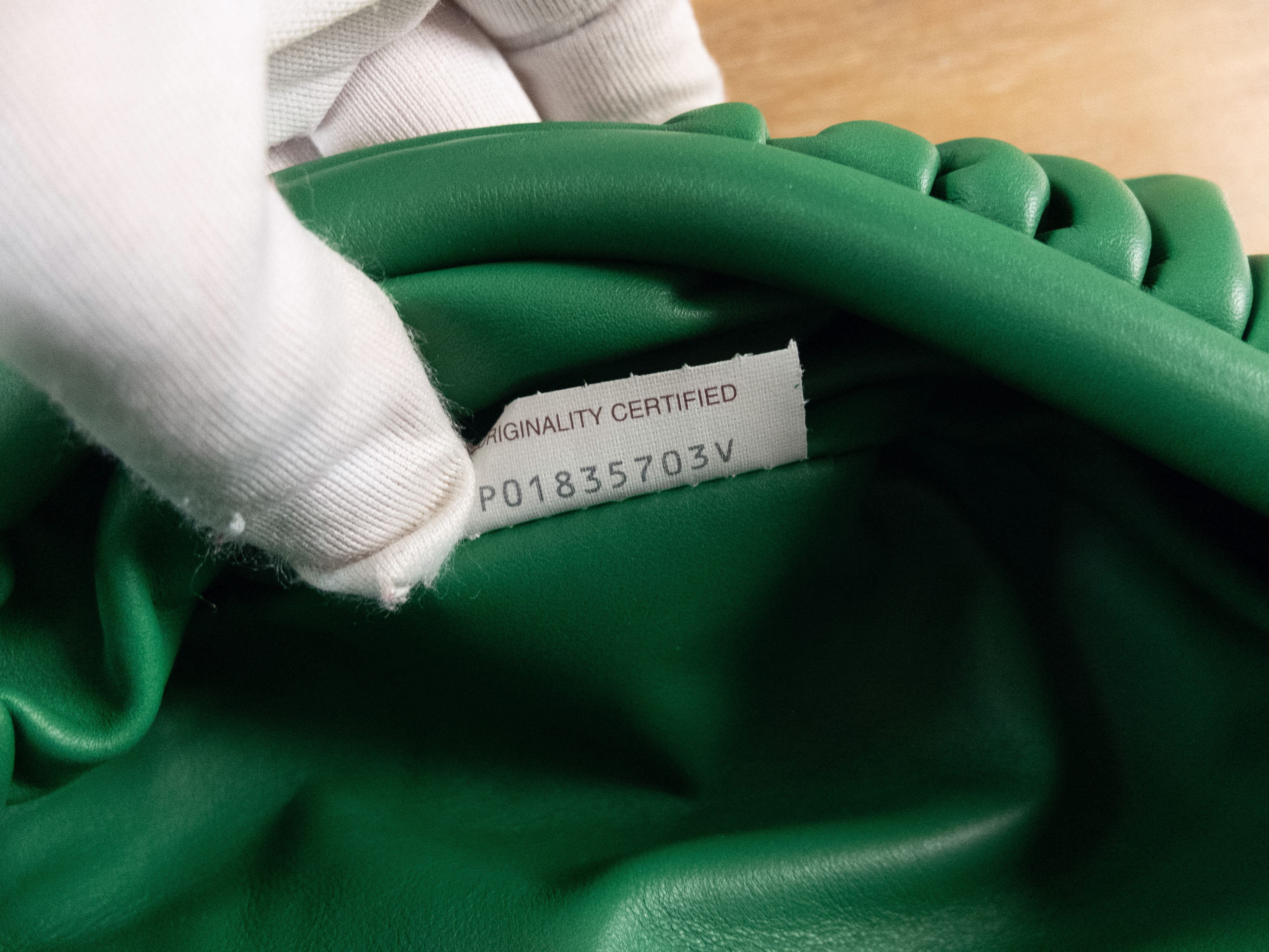 Bottega Veneta $2490 BOTTEGA VENETA green mini Pouch leather belt chain bag Size ONE SIZE - 11 Thumbnail