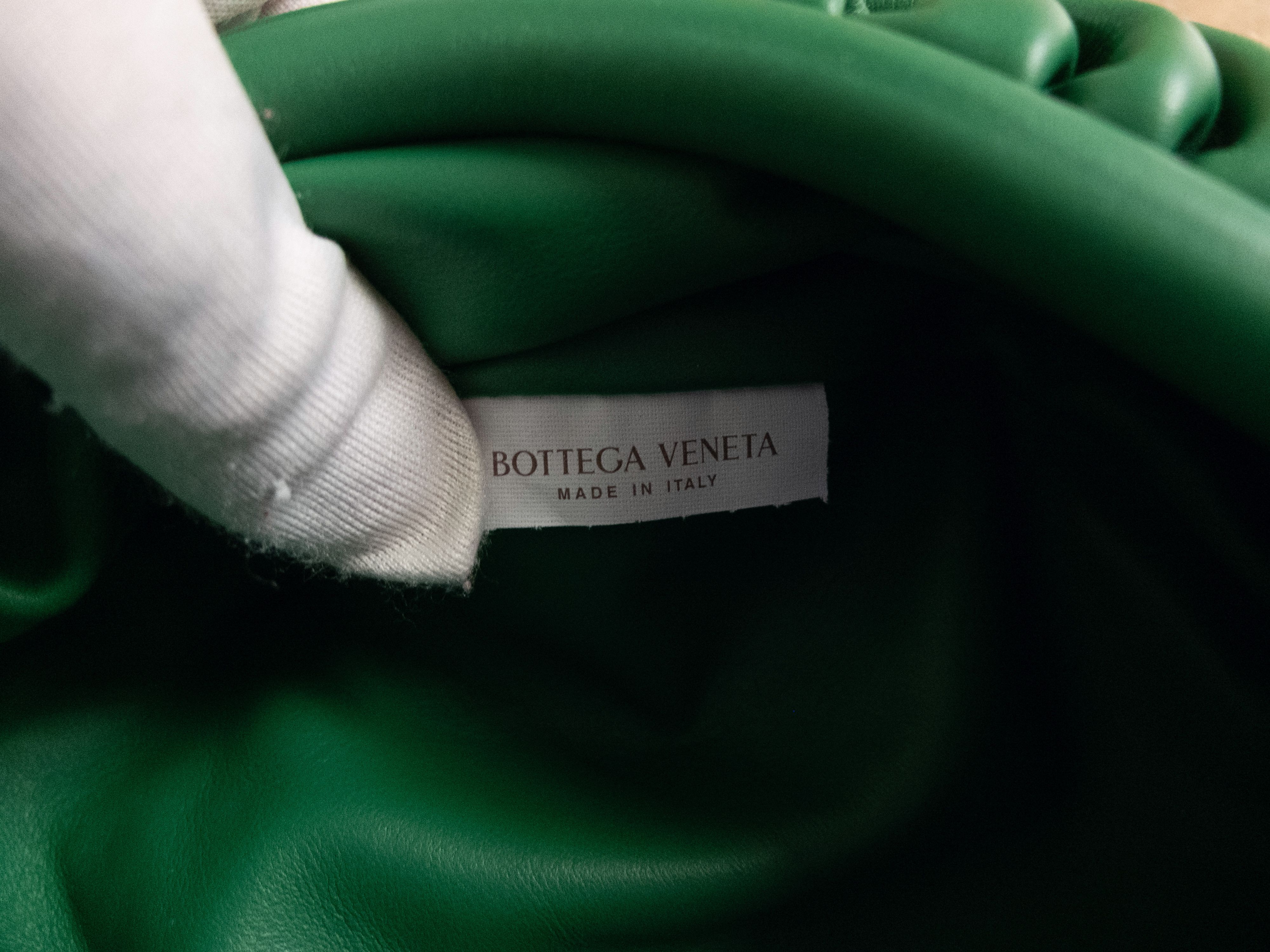 Bottega Veneta $2490 BOTTEGA VENETA green mini Pouch leather belt chain bag Size ONE SIZE - 10 Thumbnail