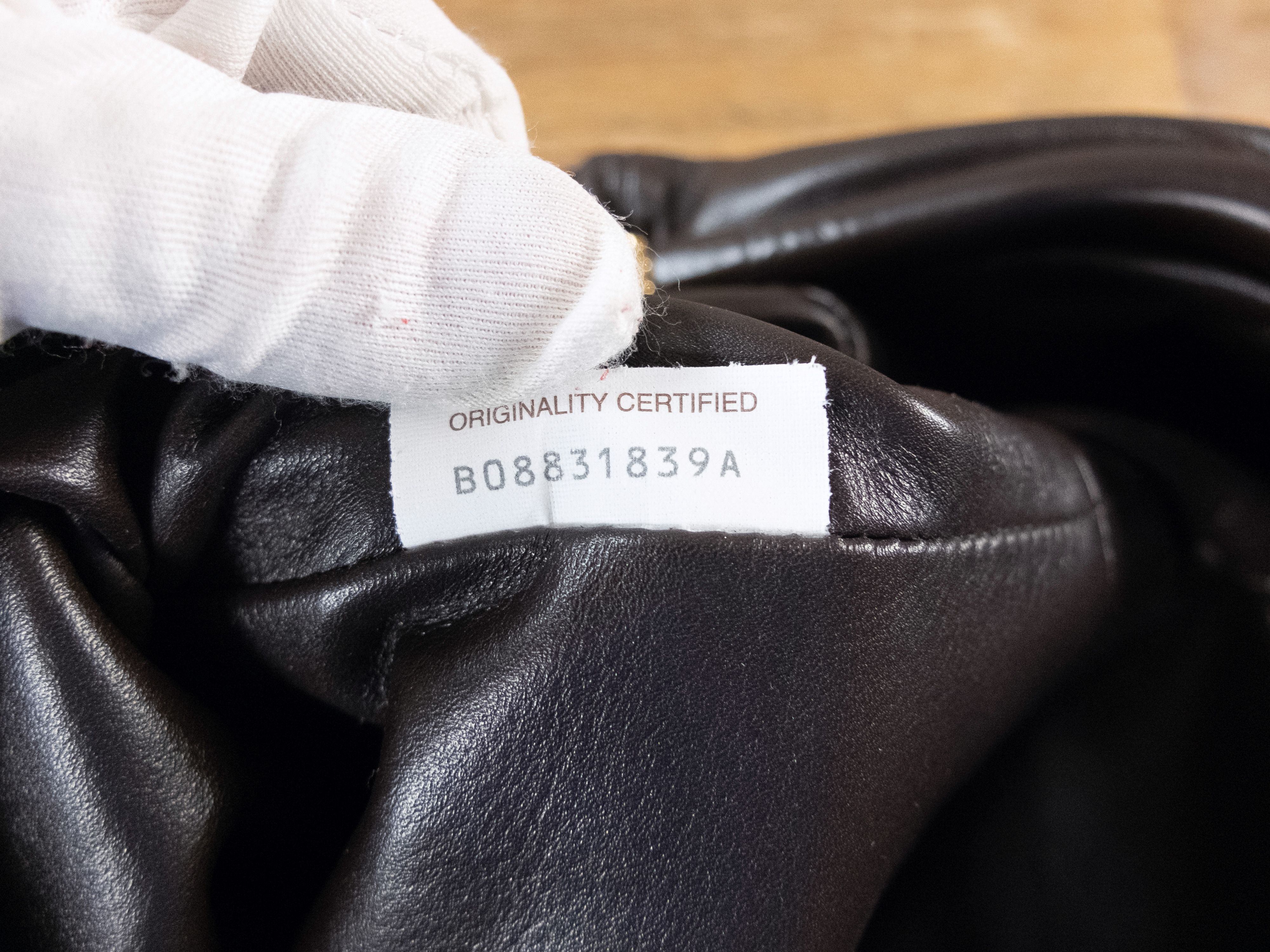 Bottega Veneta $2790 BOTTEGA VENETA dark brown leather Pouch clutch bag Size ONE SIZE - 9 Thumbnail