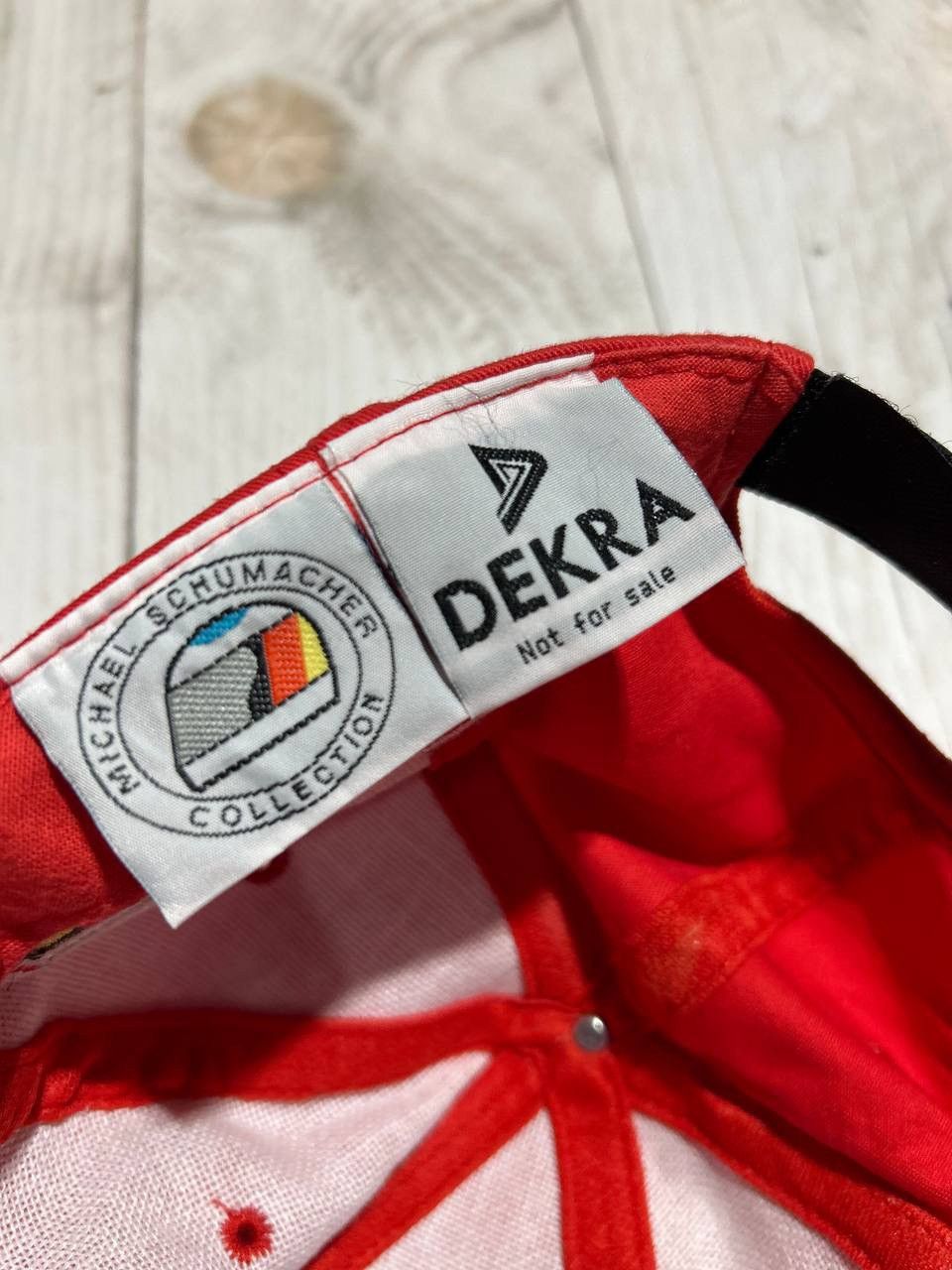 Ferrari Vintage Ferrari F1 Michael Schumacher 1998 Cap DEKRA 90s Size ONE SIZE - 8 Thumbnail