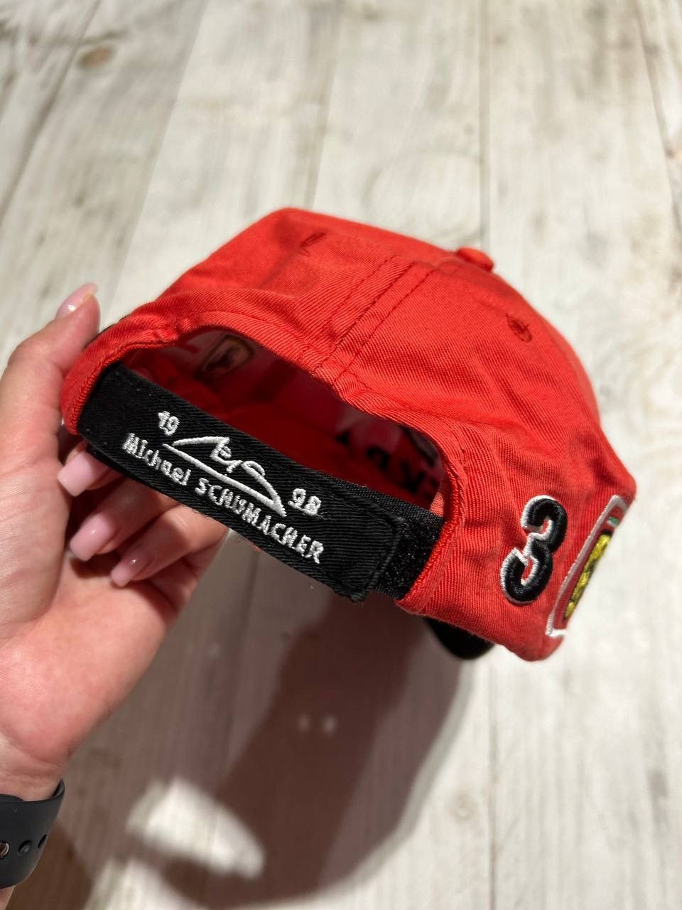 Ferrari Vintage Ferrari F1 Michael Schumacher 1998 Cap DEKRA 90s Size ONE SIZE - 6 Thumbnail